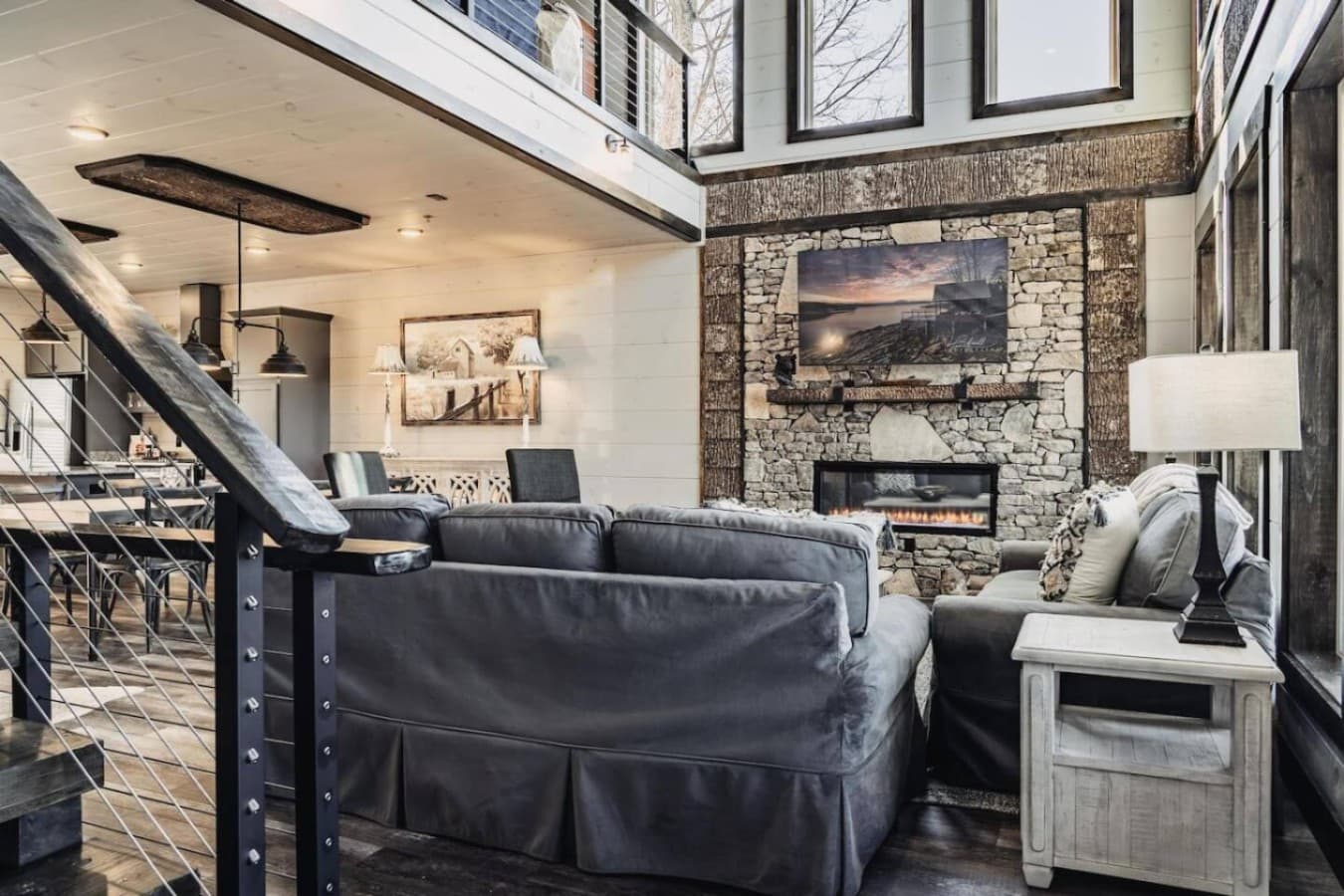 Wonderful gathering room for the family to enjoy