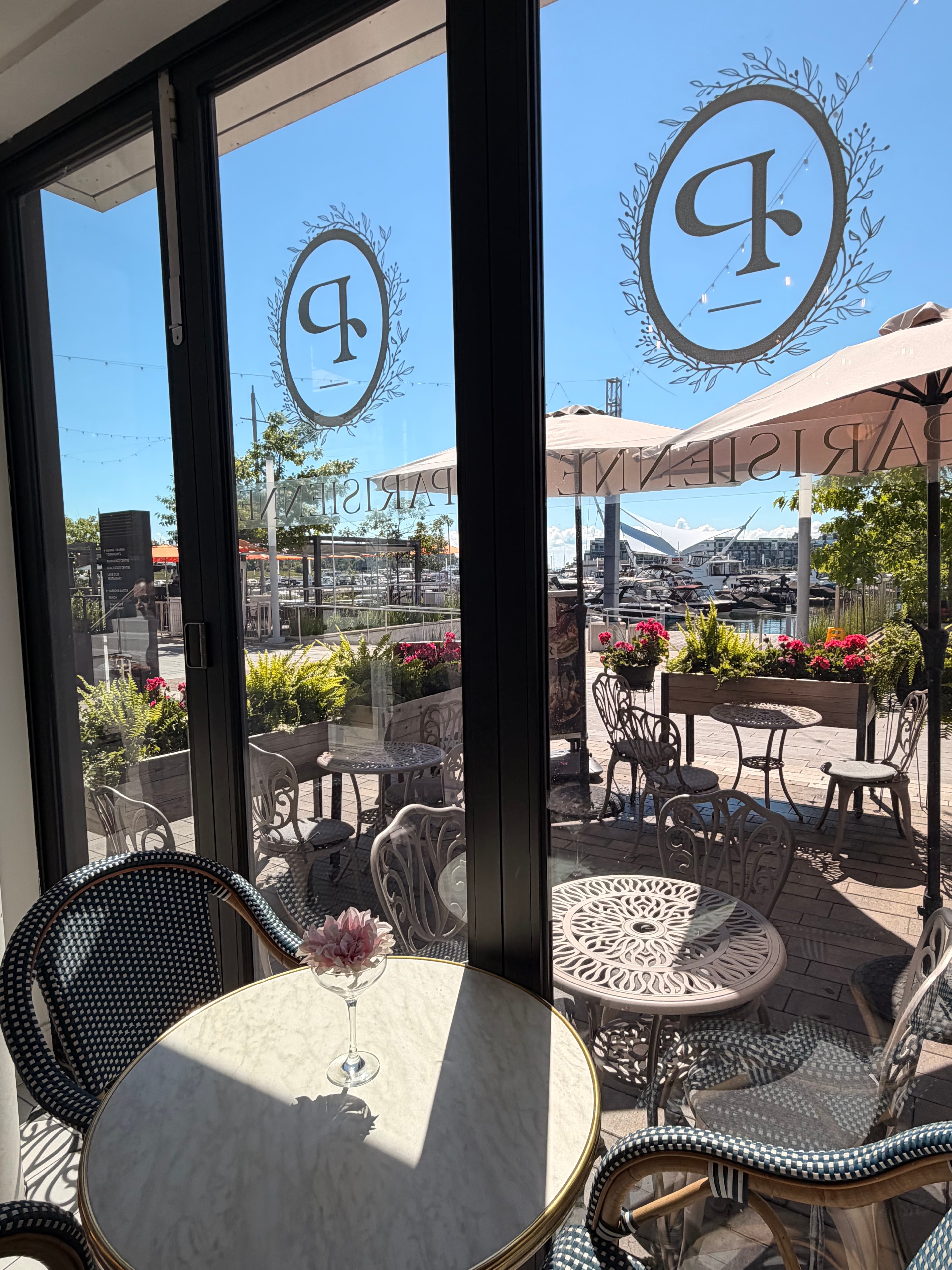Views of the Marina from the French Bakery
