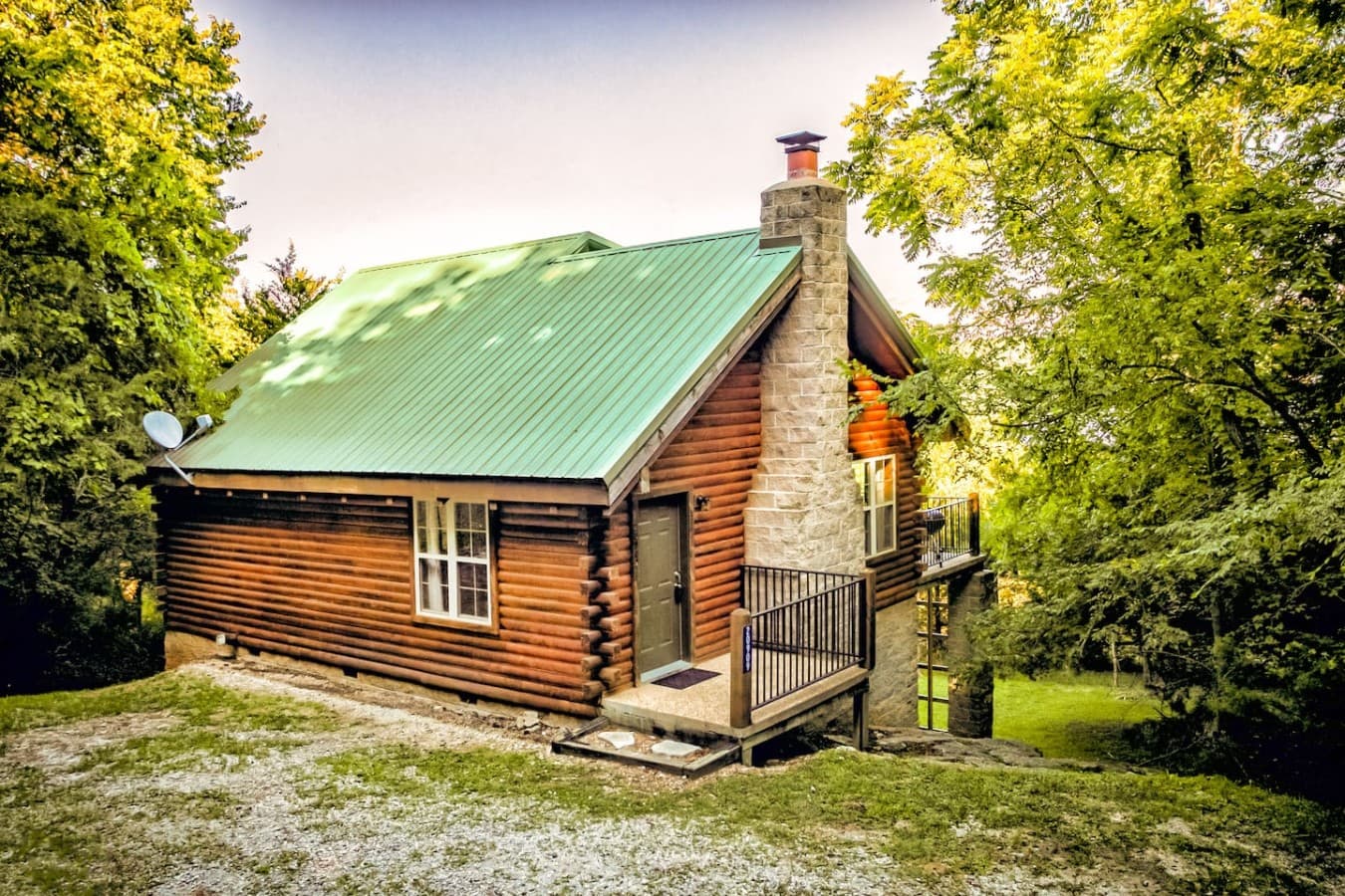 Log Cabin built by owners in 1999.  Well maintained and so cozy!!