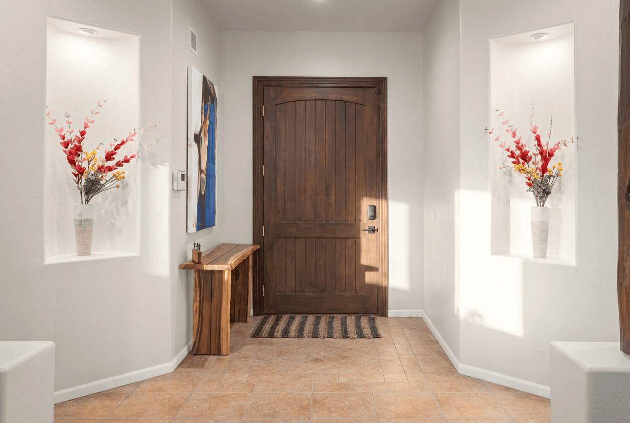 Large entry foyer | 11 foot ceilings