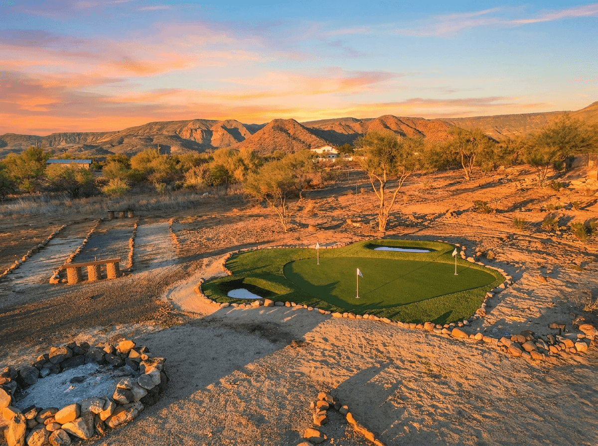 Play a game of horseshoes, take on your favorite competitor on the Bocce ball pit or just relax and watch other players fight it out to be called champion. Whatever your flavor, Sunset Trails has it all.