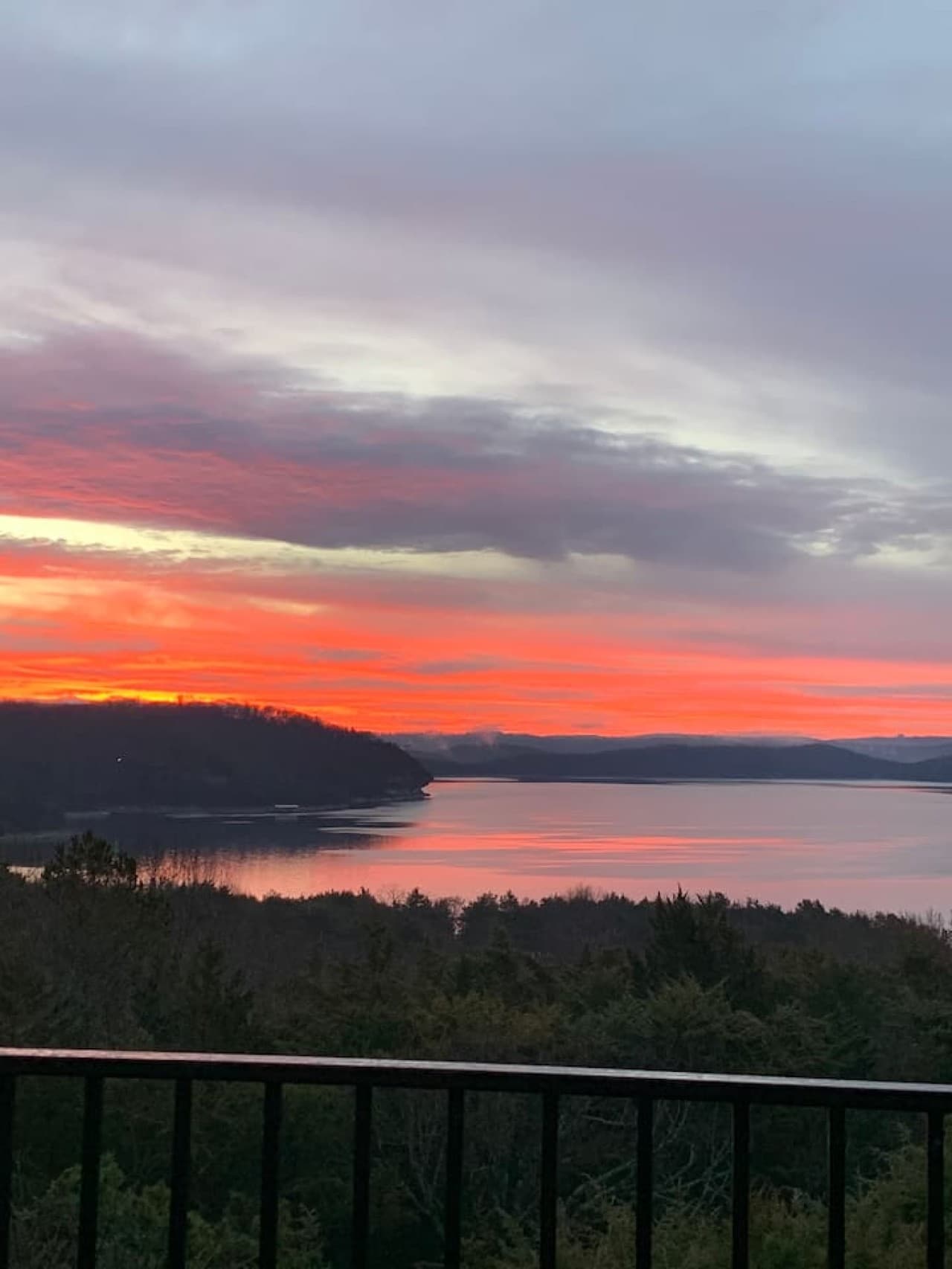 Beautiful Sunrises from Cabin deck