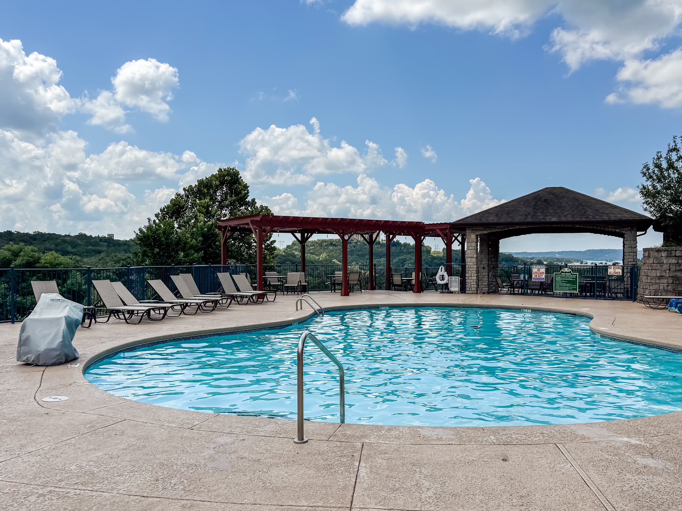 Neighborhood outdoor pool open Memorial Day to Labor Day