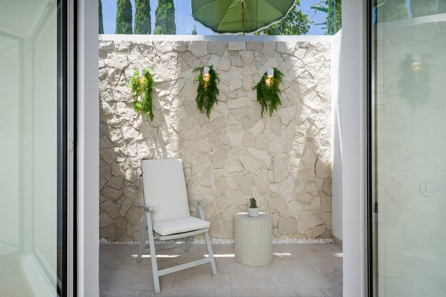 Private inside balcony