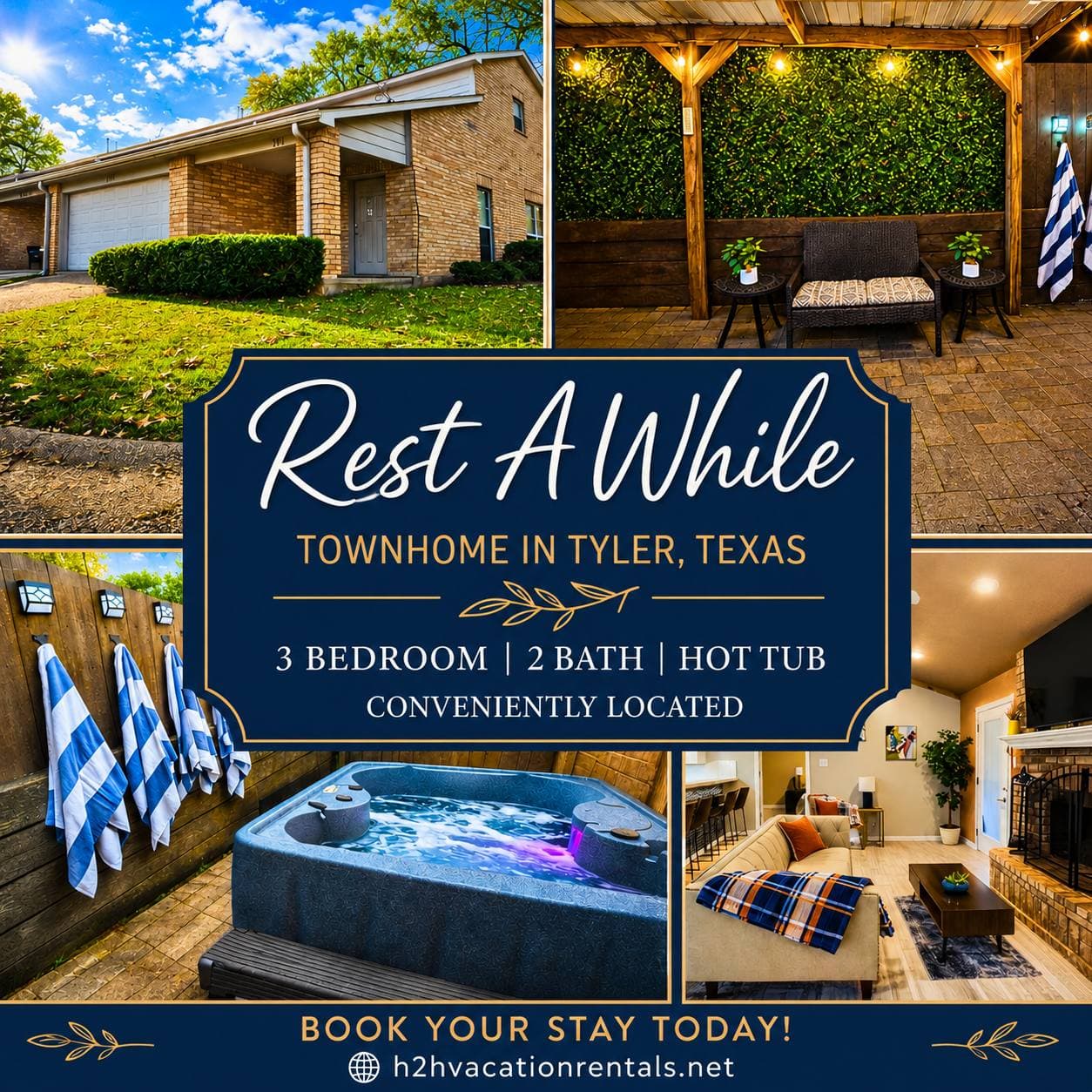 Welcome to Rest Awhile Townhouse - Tyler, Tx