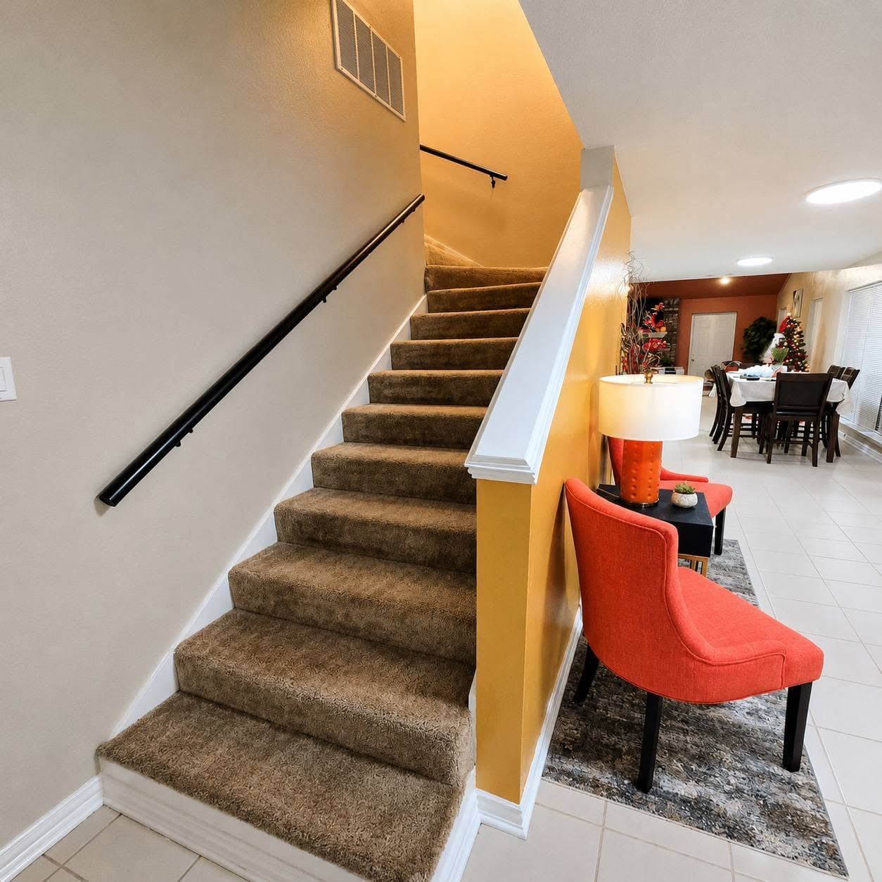 Stairs for Bedroom 2 and 3 and Bathroom 3