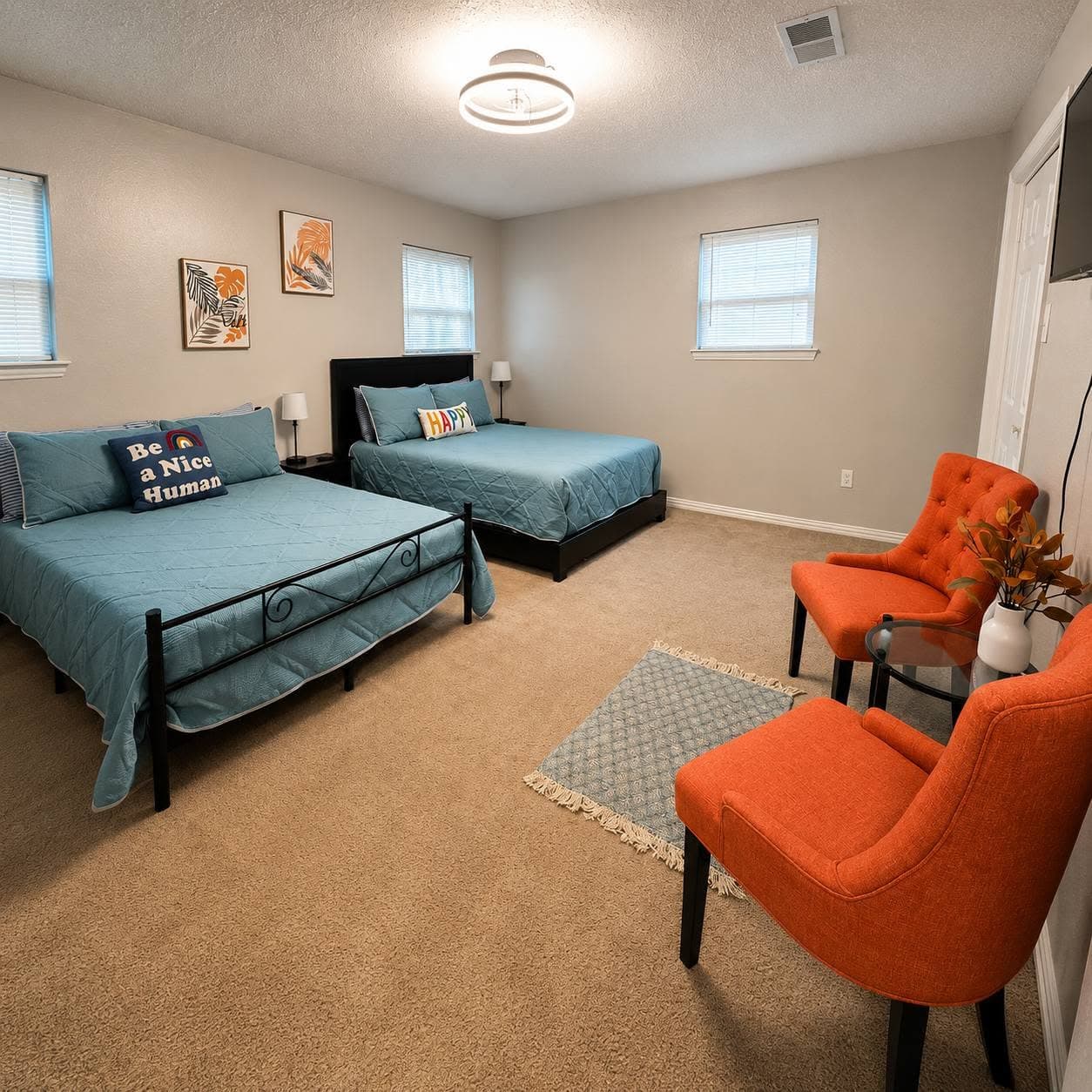 Bedroom 3 with 2 Full size Beds (Upstairs)