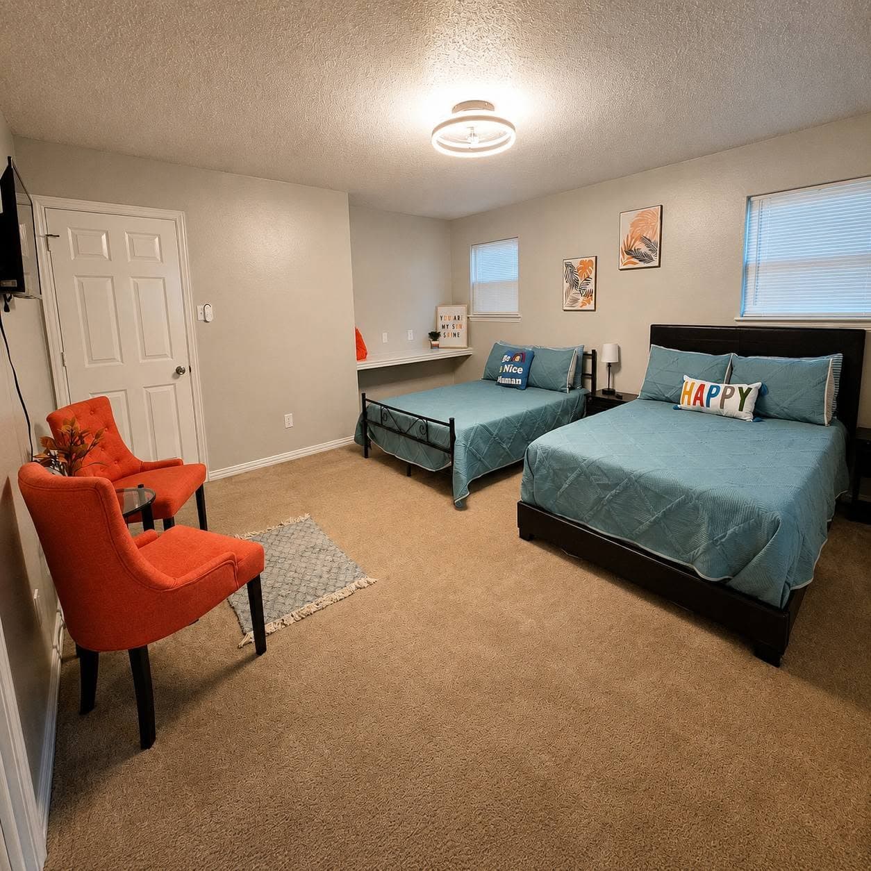 Bedroom 3 with Smart TV (Upstairs)