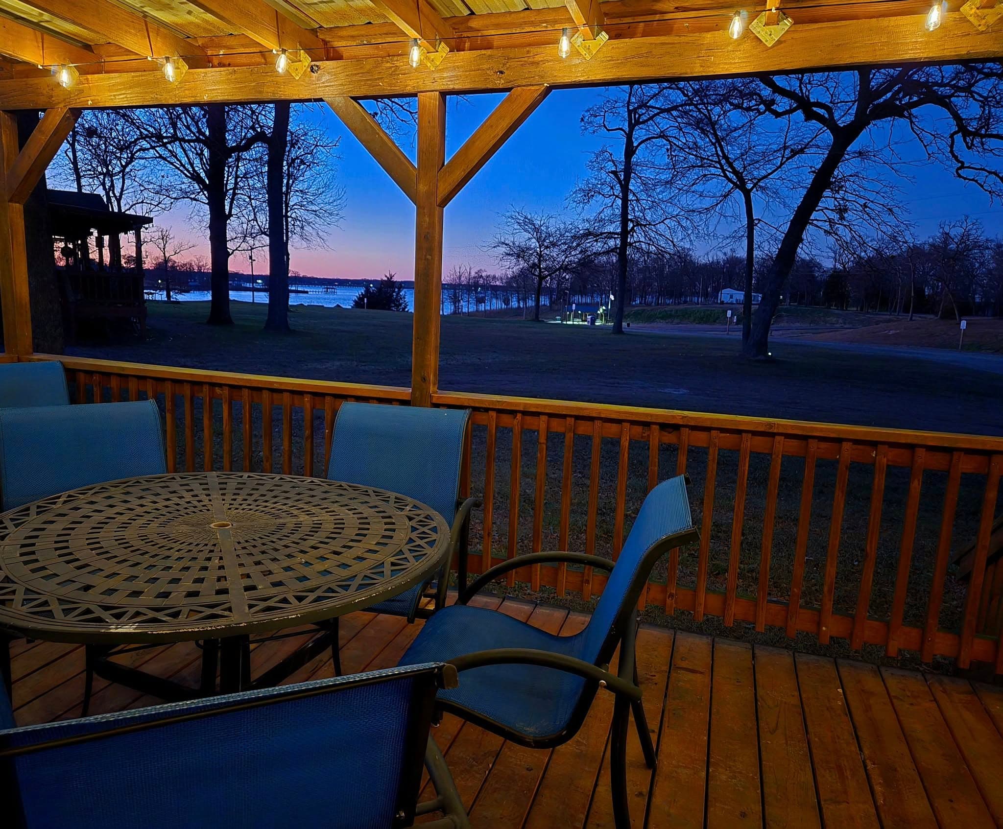 Sunset from front porch