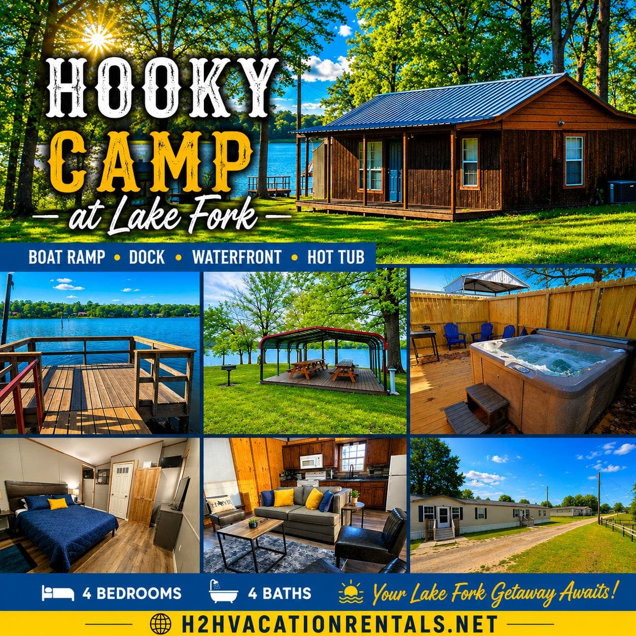 Welcome to Hooky Camp - Lake Fork - Quitman, Tx