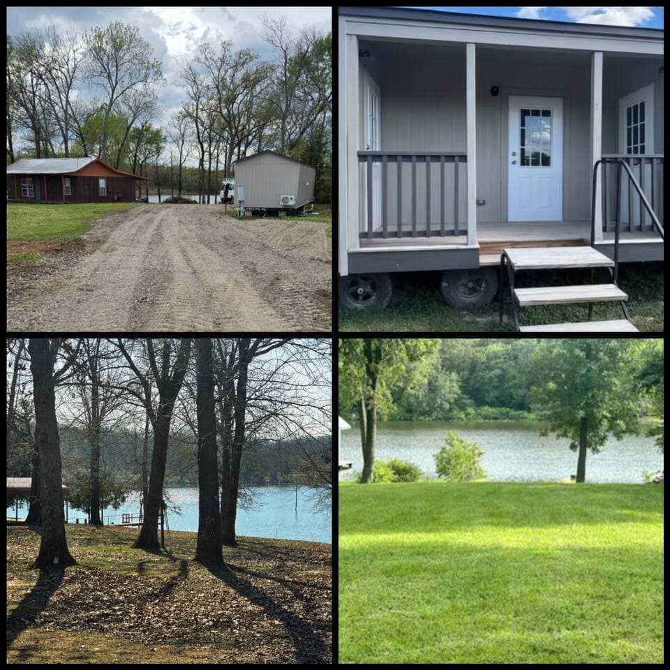 Full property - 1 cabin & 1 tiny home - total of 4 queen beds and 1 pull out couch / 4 bathrooms