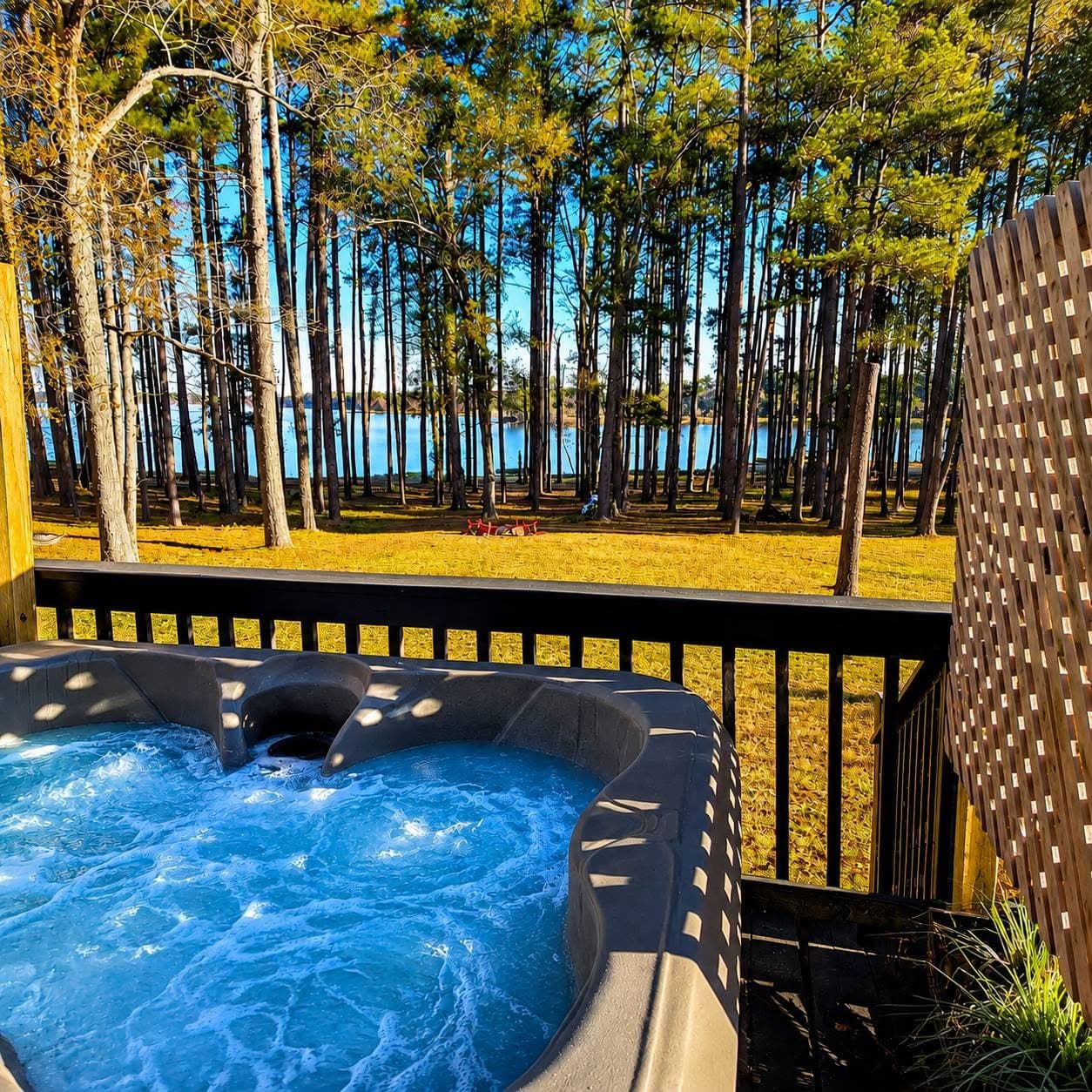 Hot Tub with Waterfront View