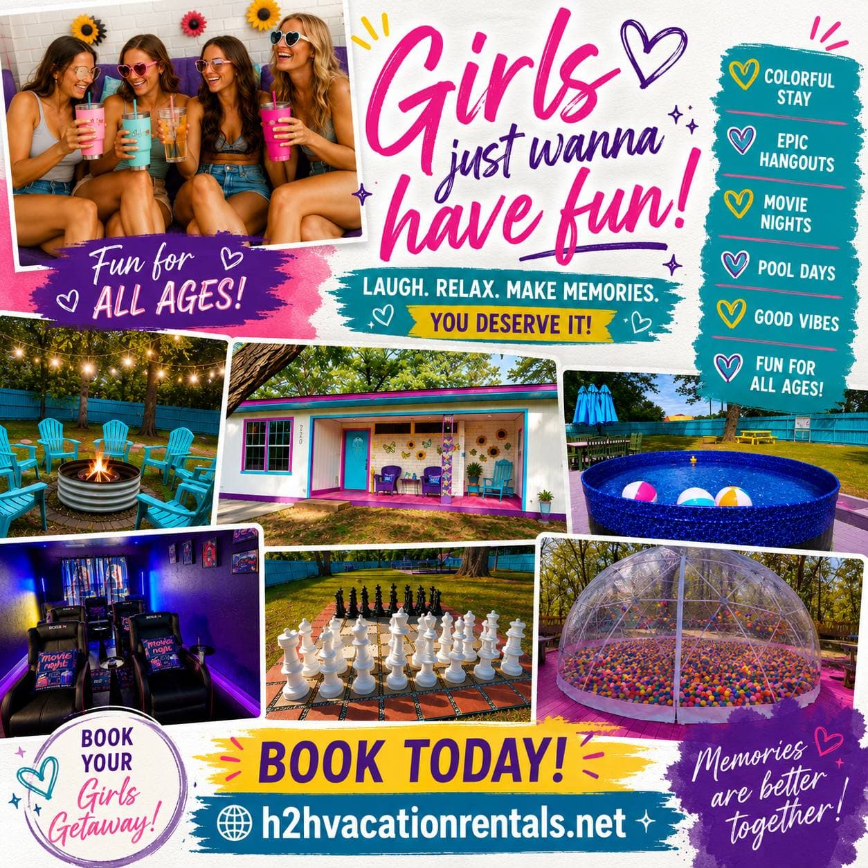 Welcome to Girls Just Wanna Have Fun getaway - Lone Star, Tx 