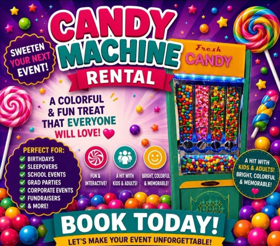 Candy machine rental (add on)