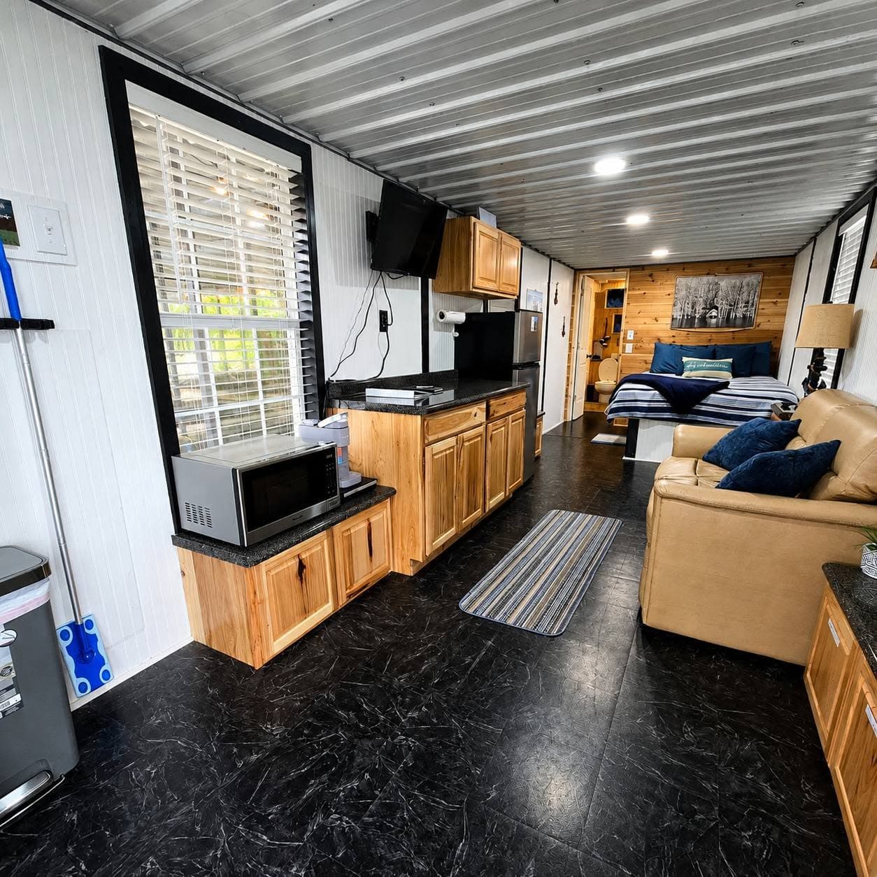 Houseboat from the front door