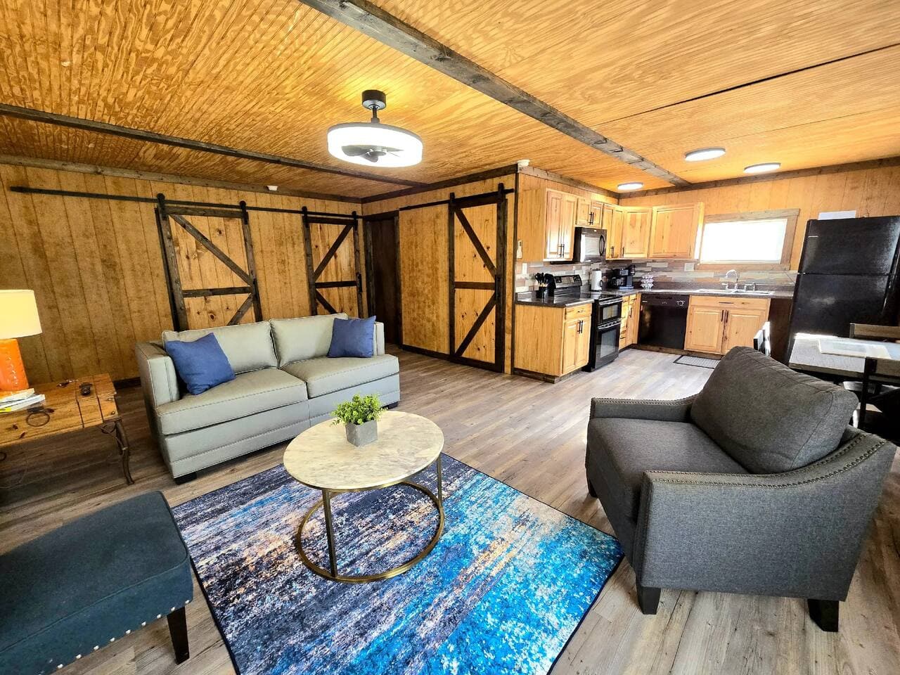 Main cabin living area