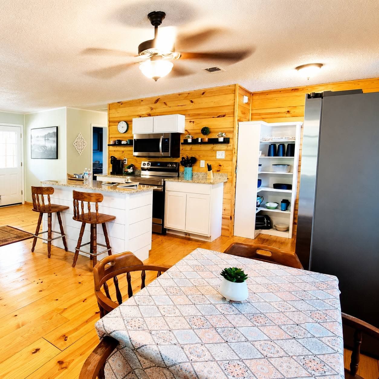 Kitchen From Dining Area