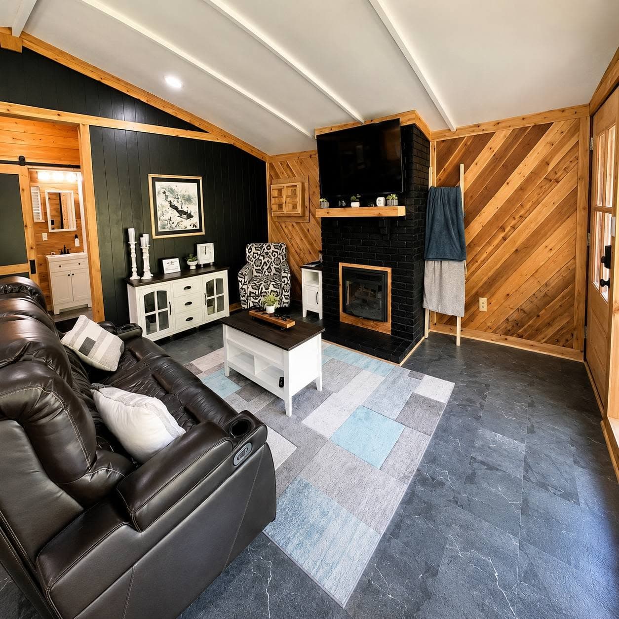 Living Room with Smart TV 