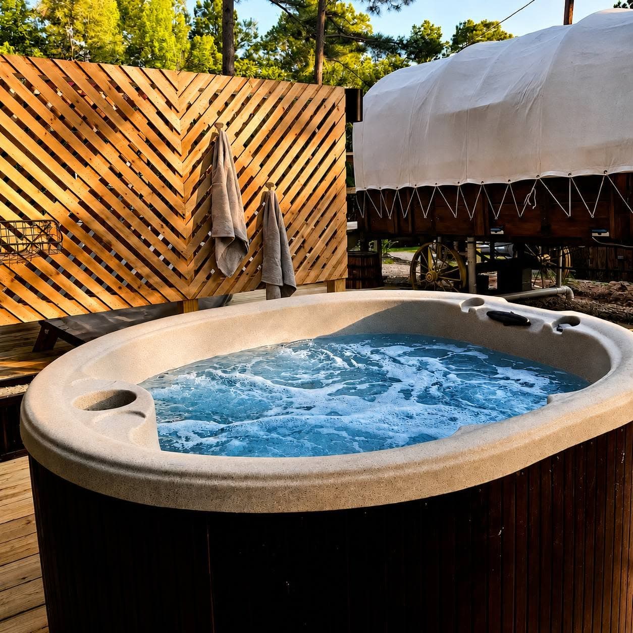 Private Hot Tub for Guests
