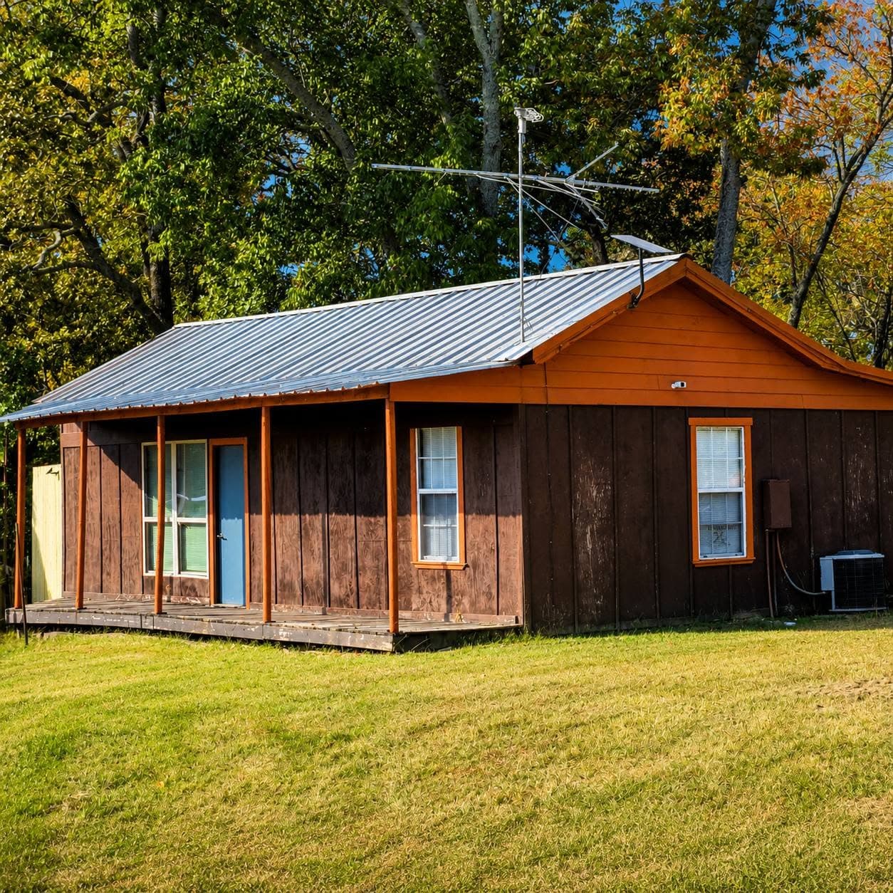 Cabin from Road