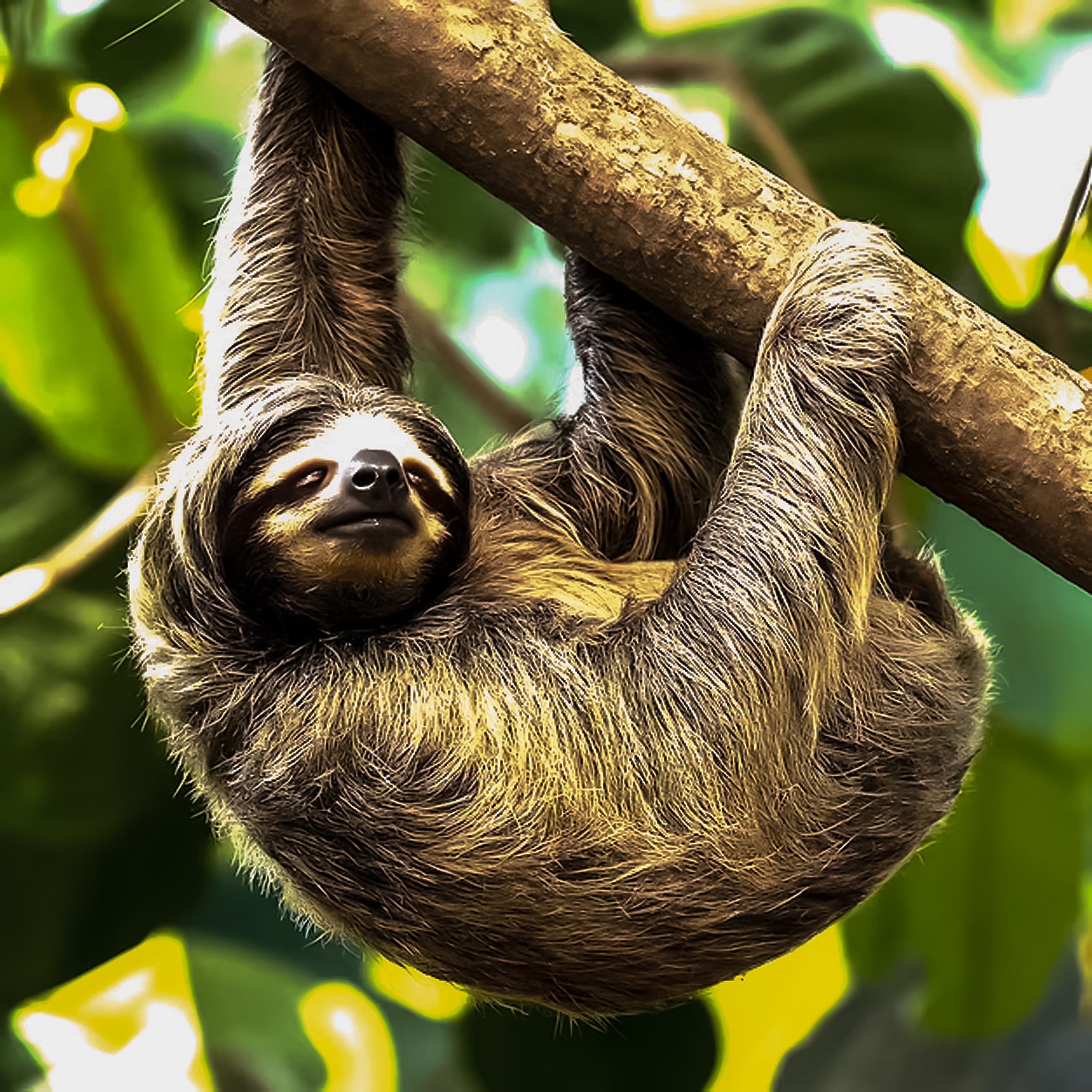 Sloth around Playa Mantas