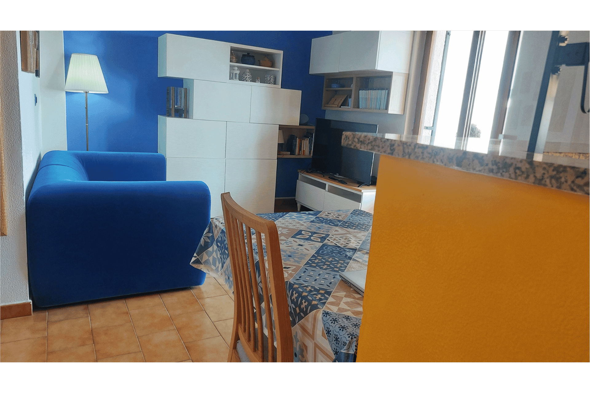 Living room: sofa and chair detail