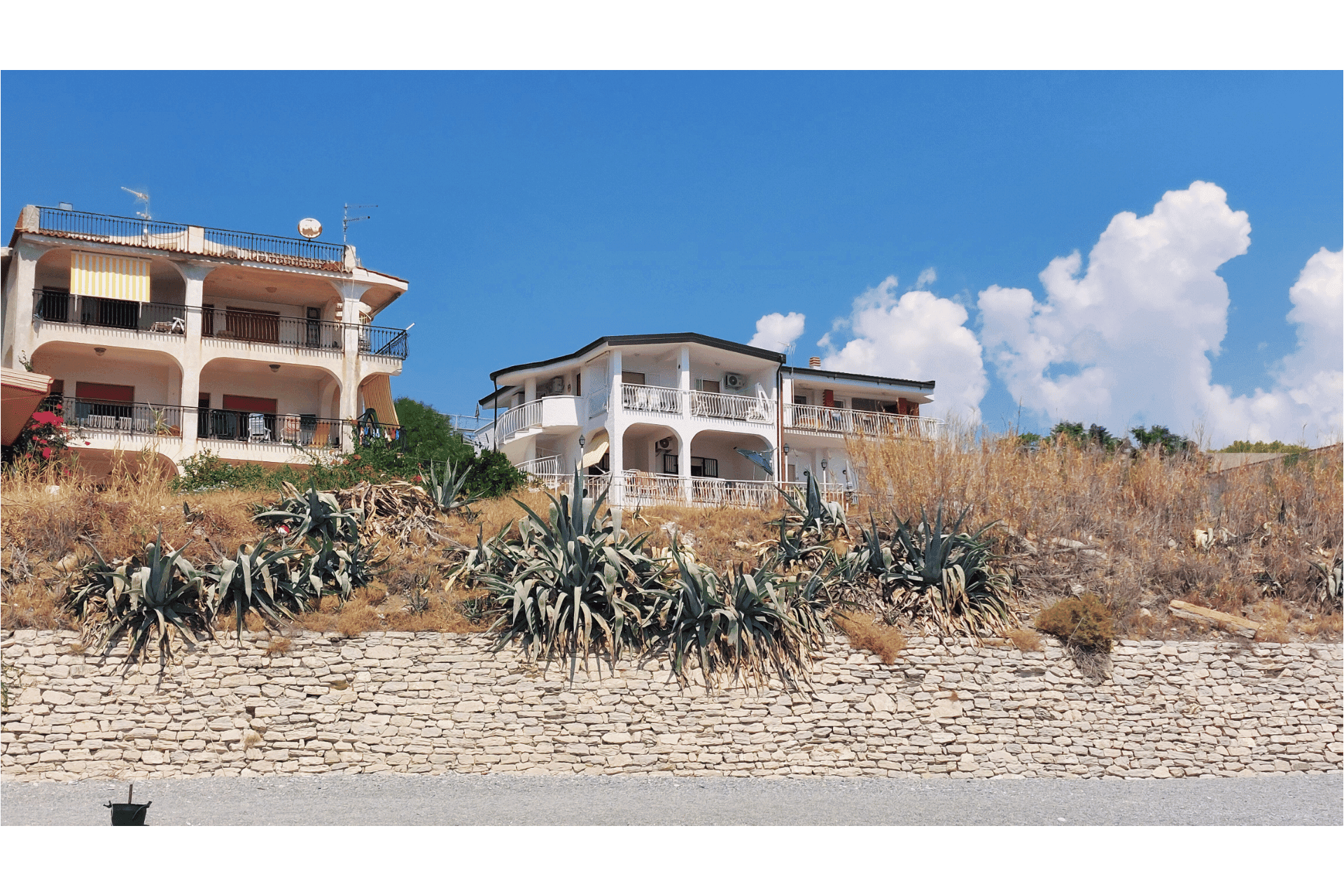 Building seen from the beach