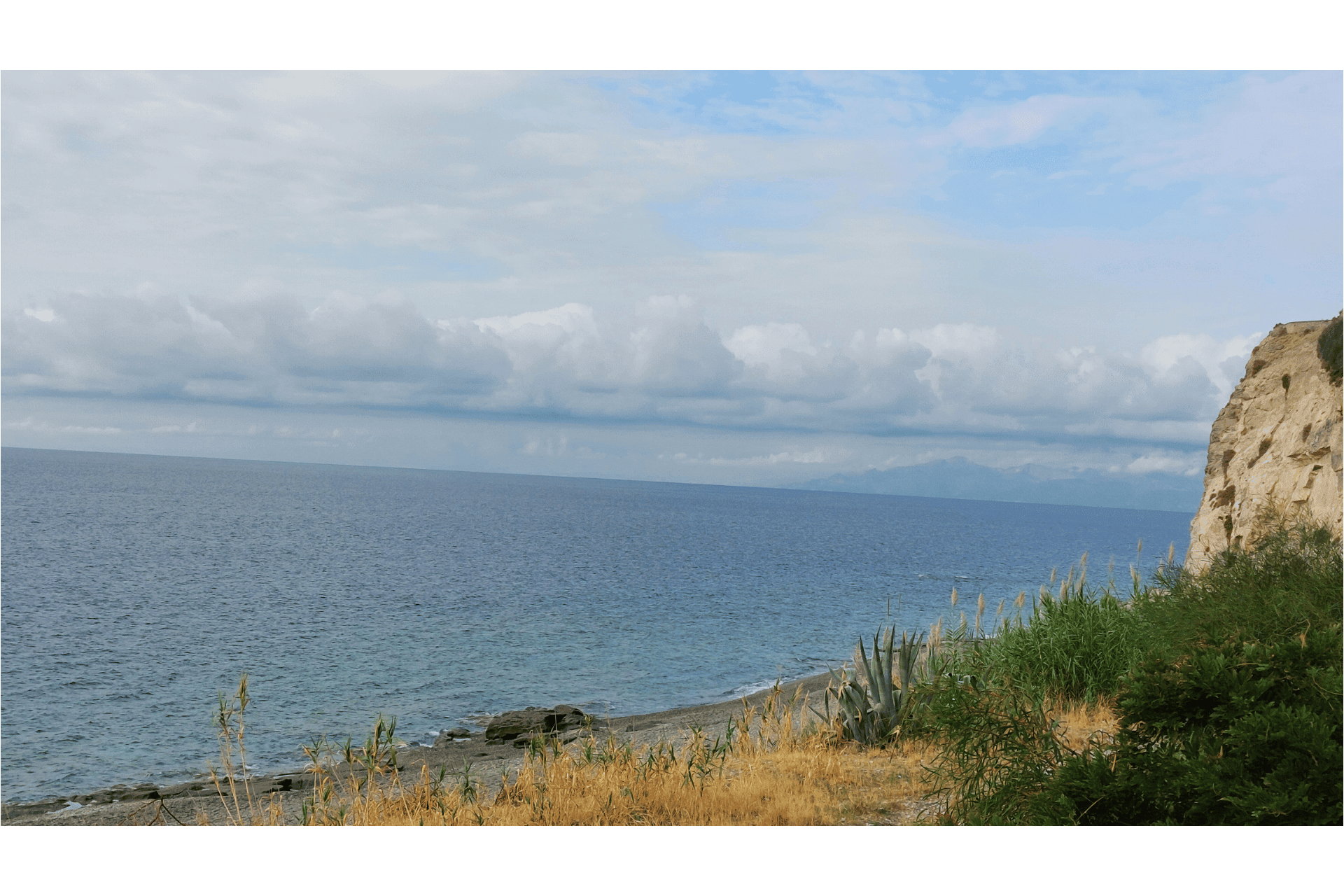 Capo dell'Armi and view of Sicily