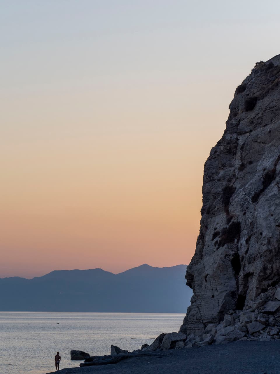 Riaci Capo tramonto scogliera