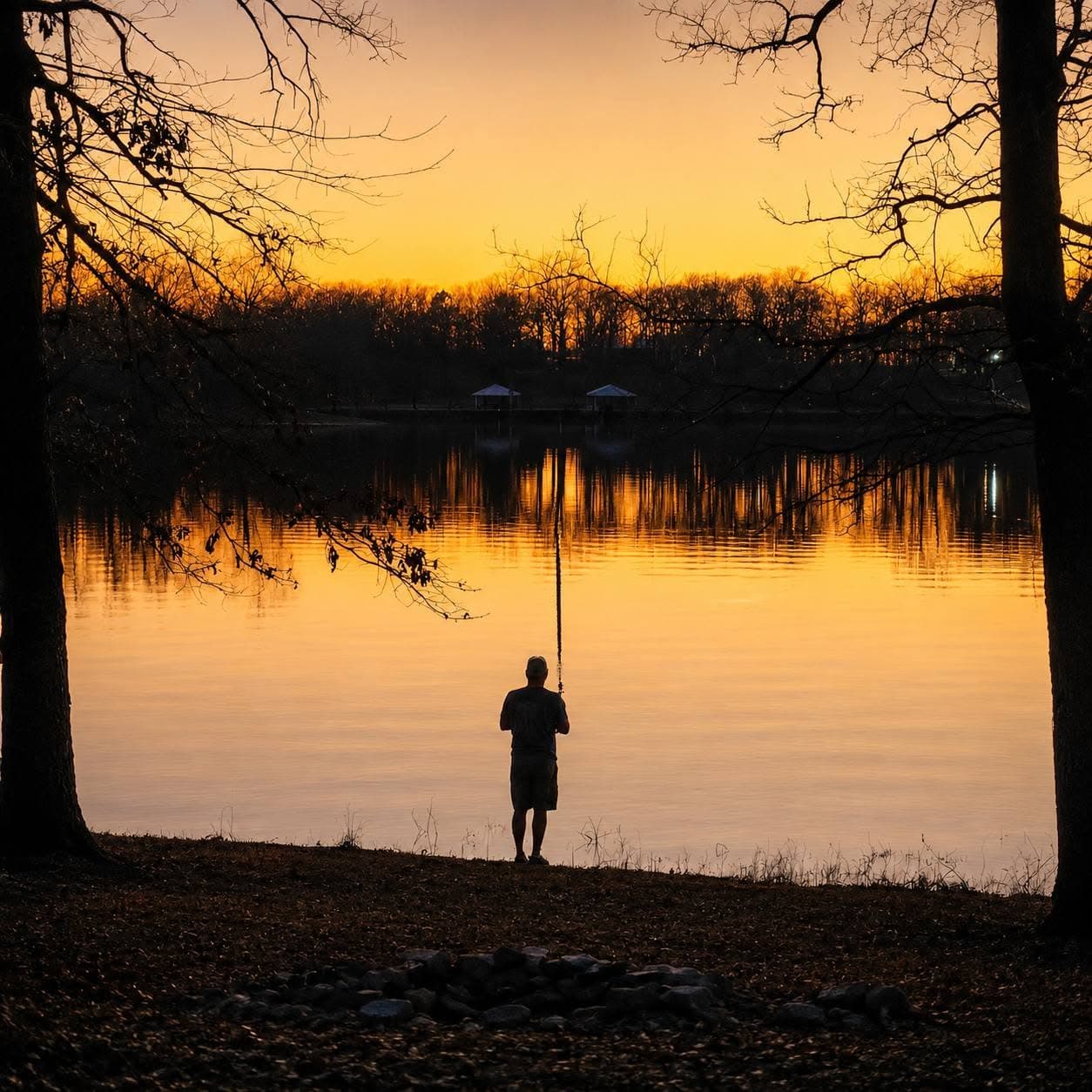 Fishing available from the bank