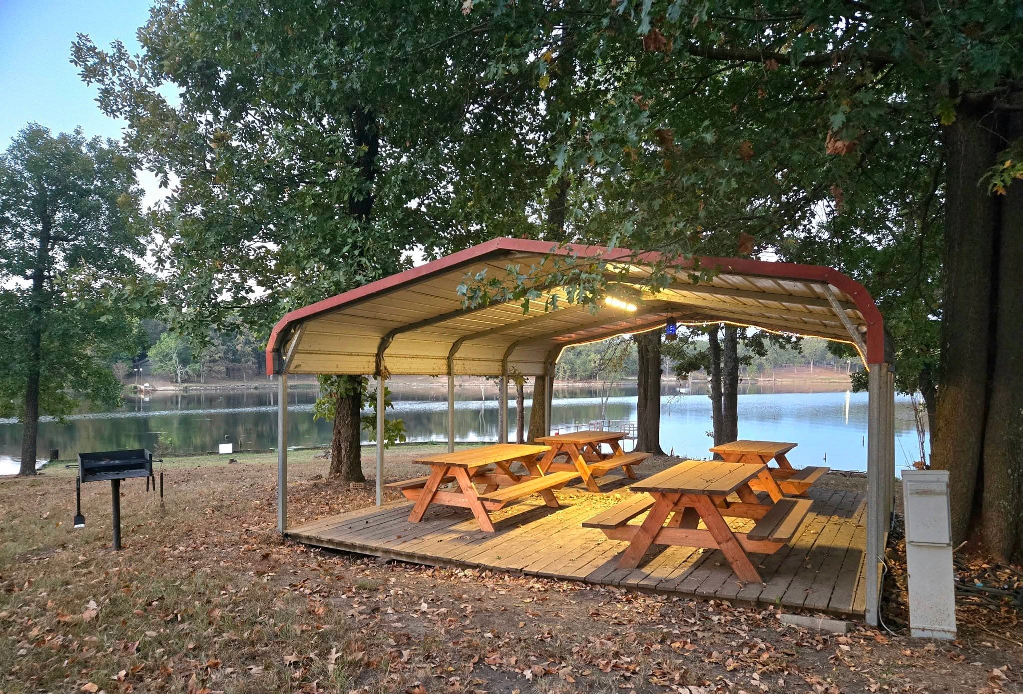 Seating and another grilling area (this area is available for our property guests only)