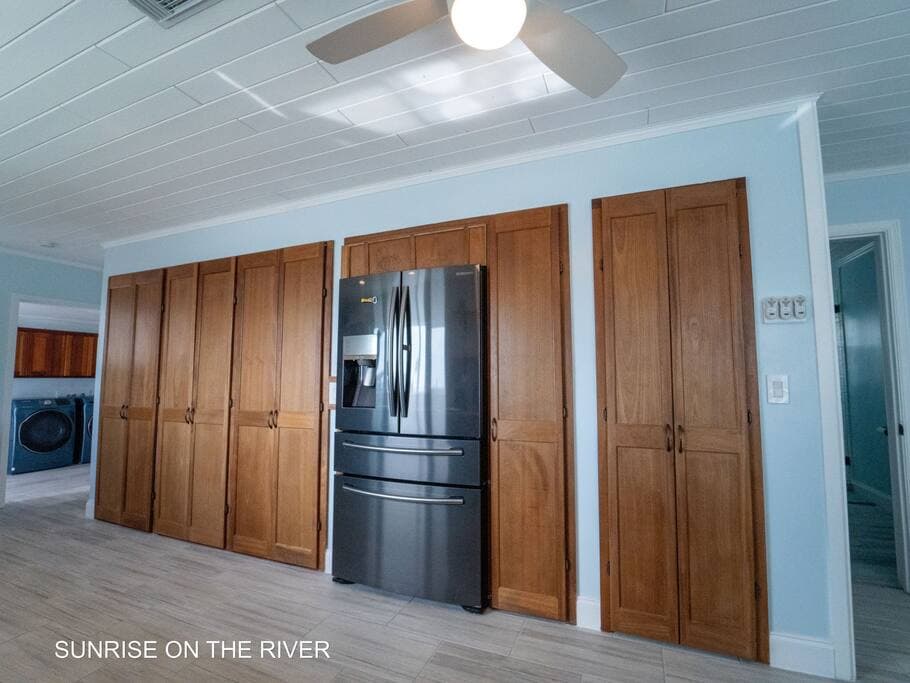 Kitchen Cabinets and Fridge