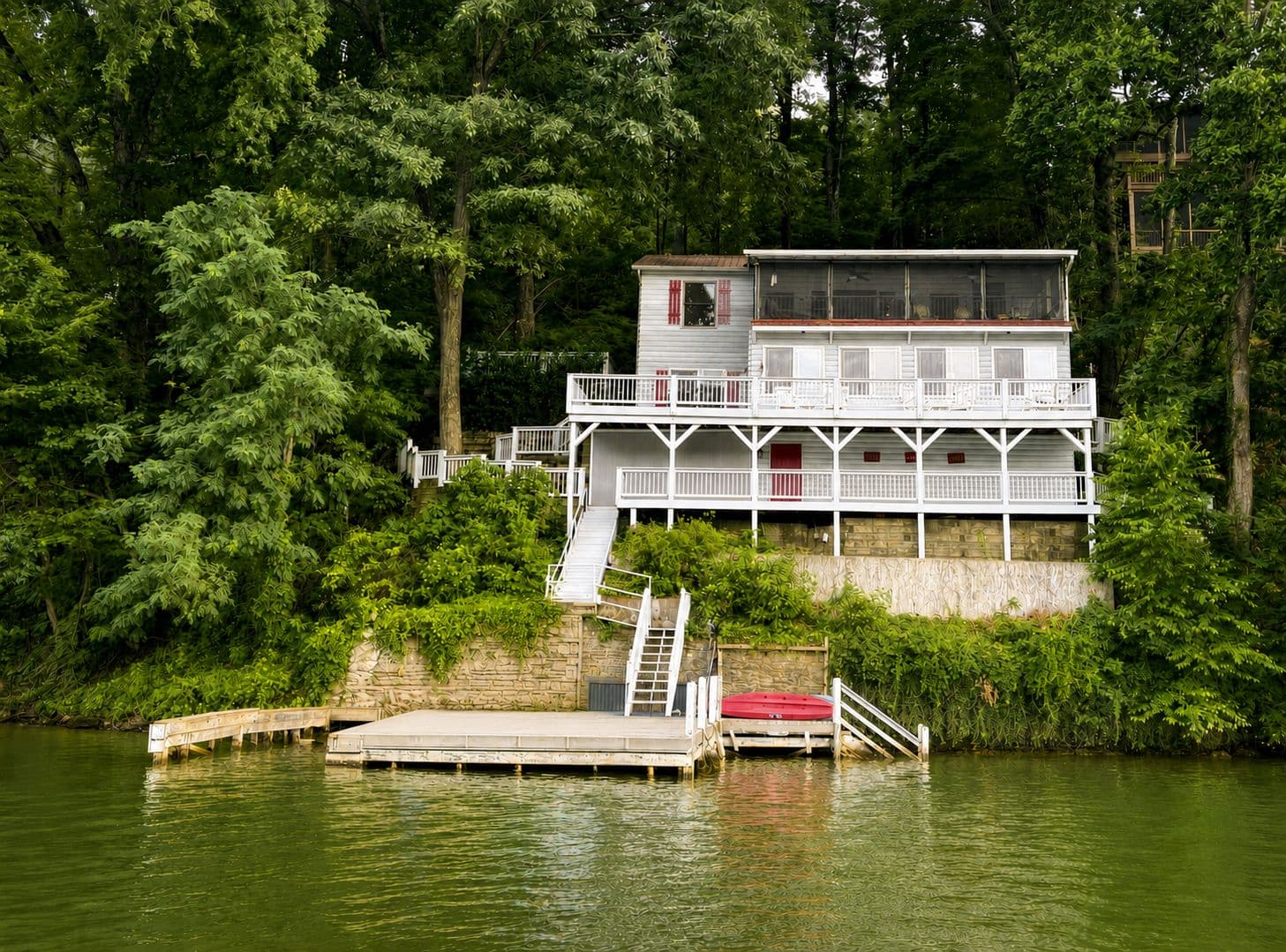 A view from the lake