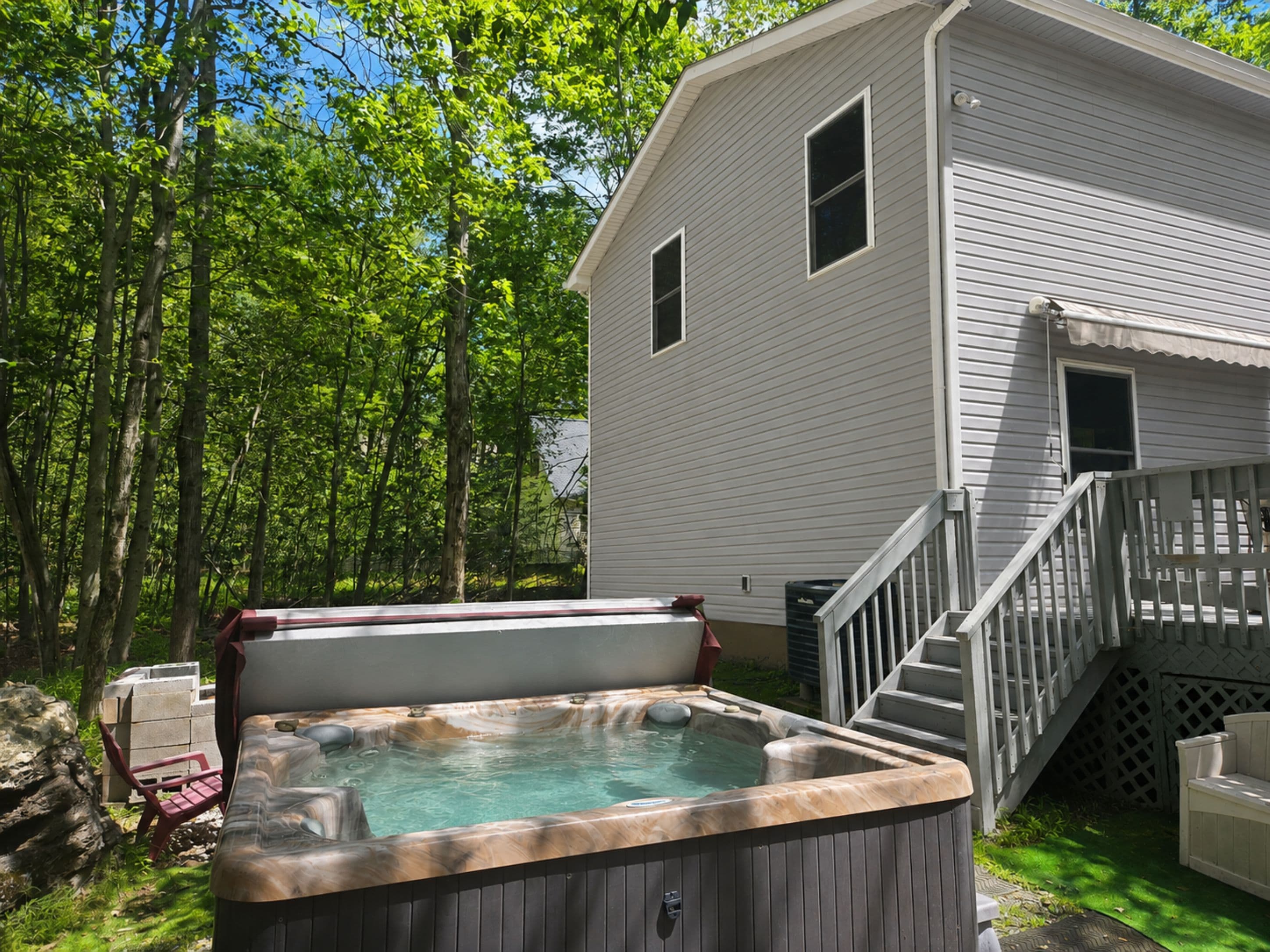 Pocono Lake rental - hot tub - Serhii Vacation Rentals