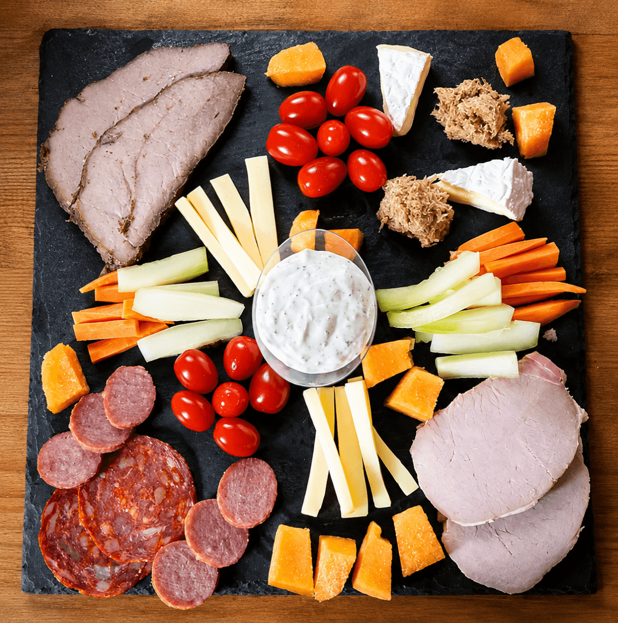 Repas du soir en option à 13€/personne. Assiette fraicheur