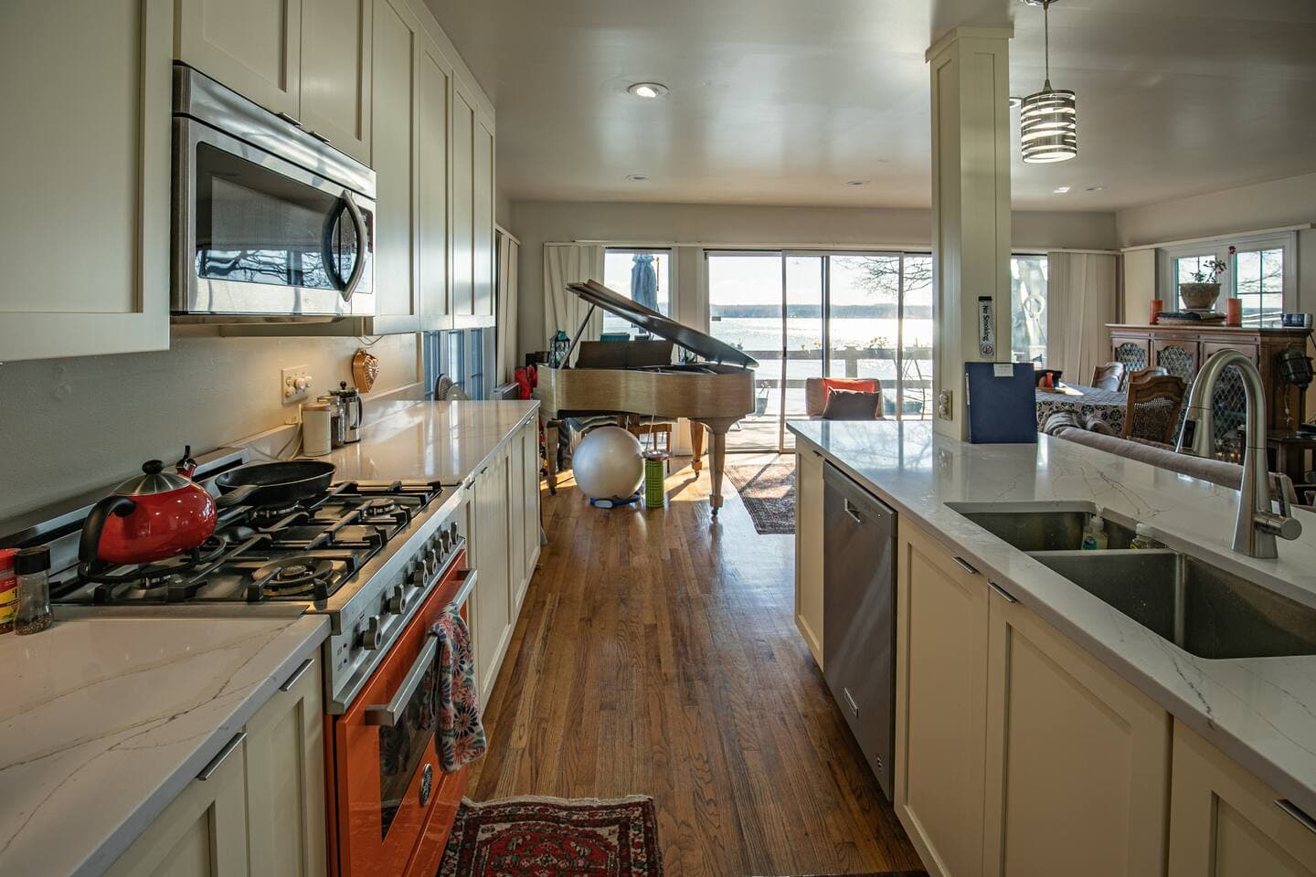 Kitchen with Bertazzoni stove!
