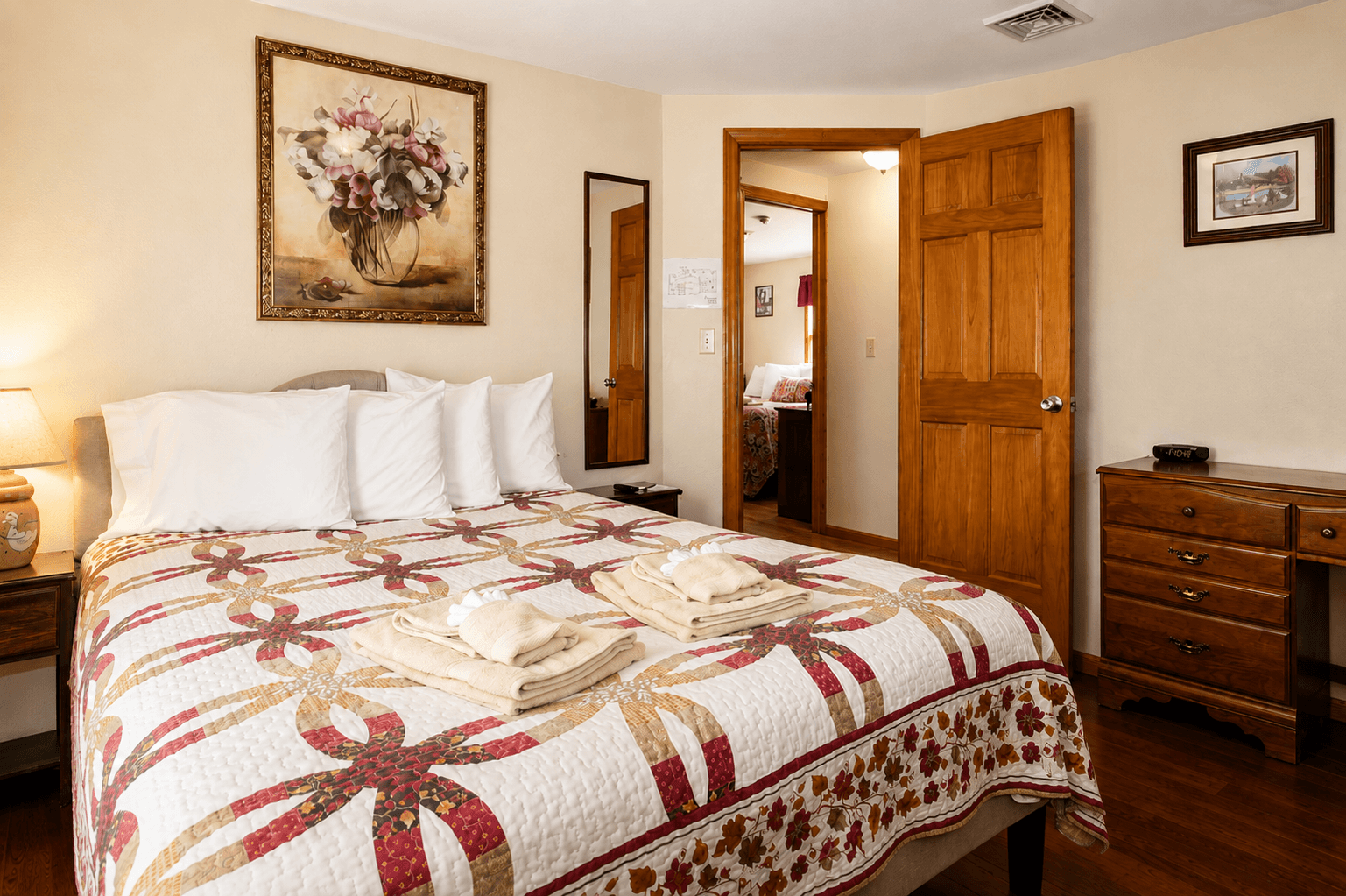 Bedroom #1 with queen bed