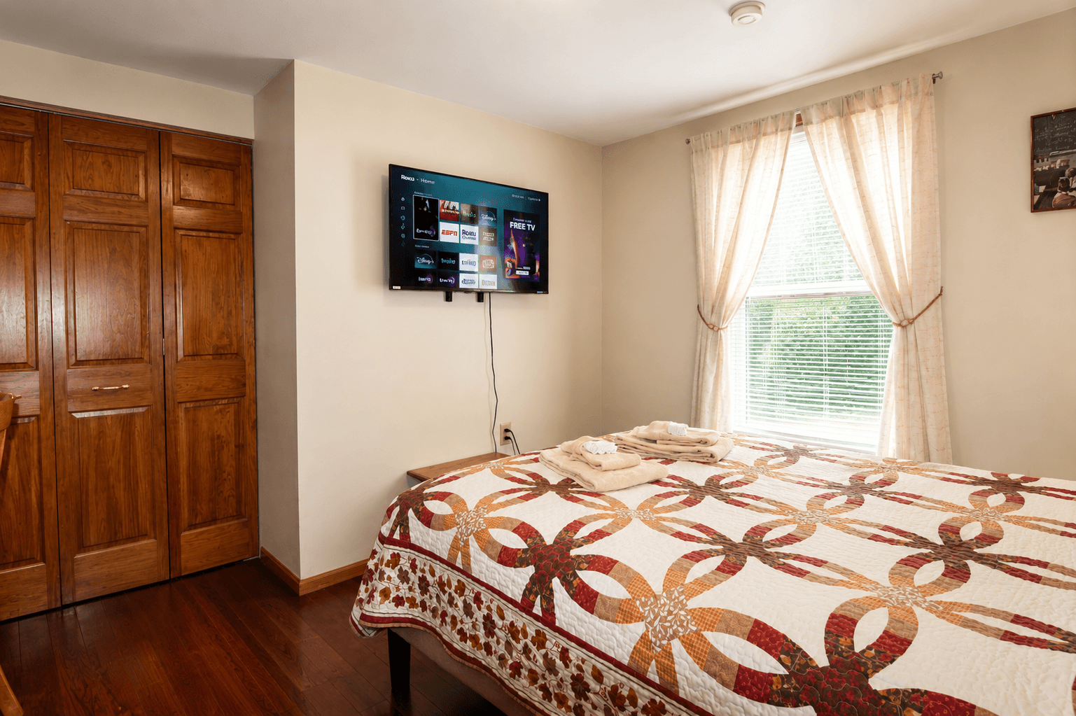 Bedroom #1 - 43" or larger Roku TV