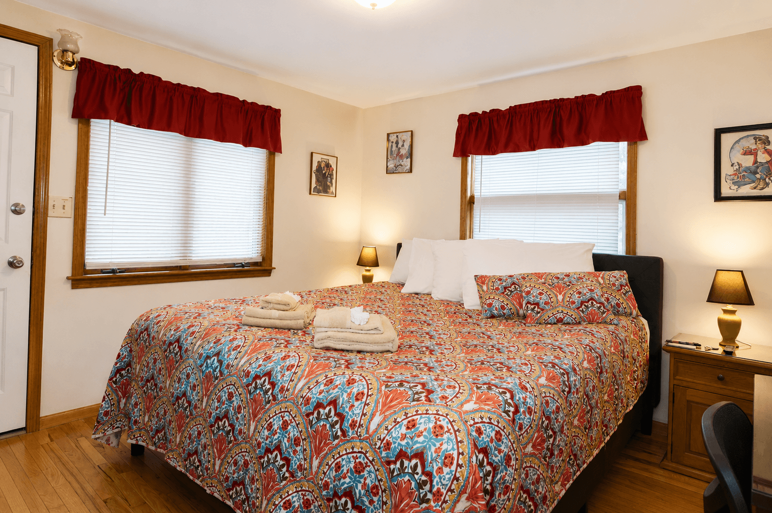 Bedroom #3 with king bed