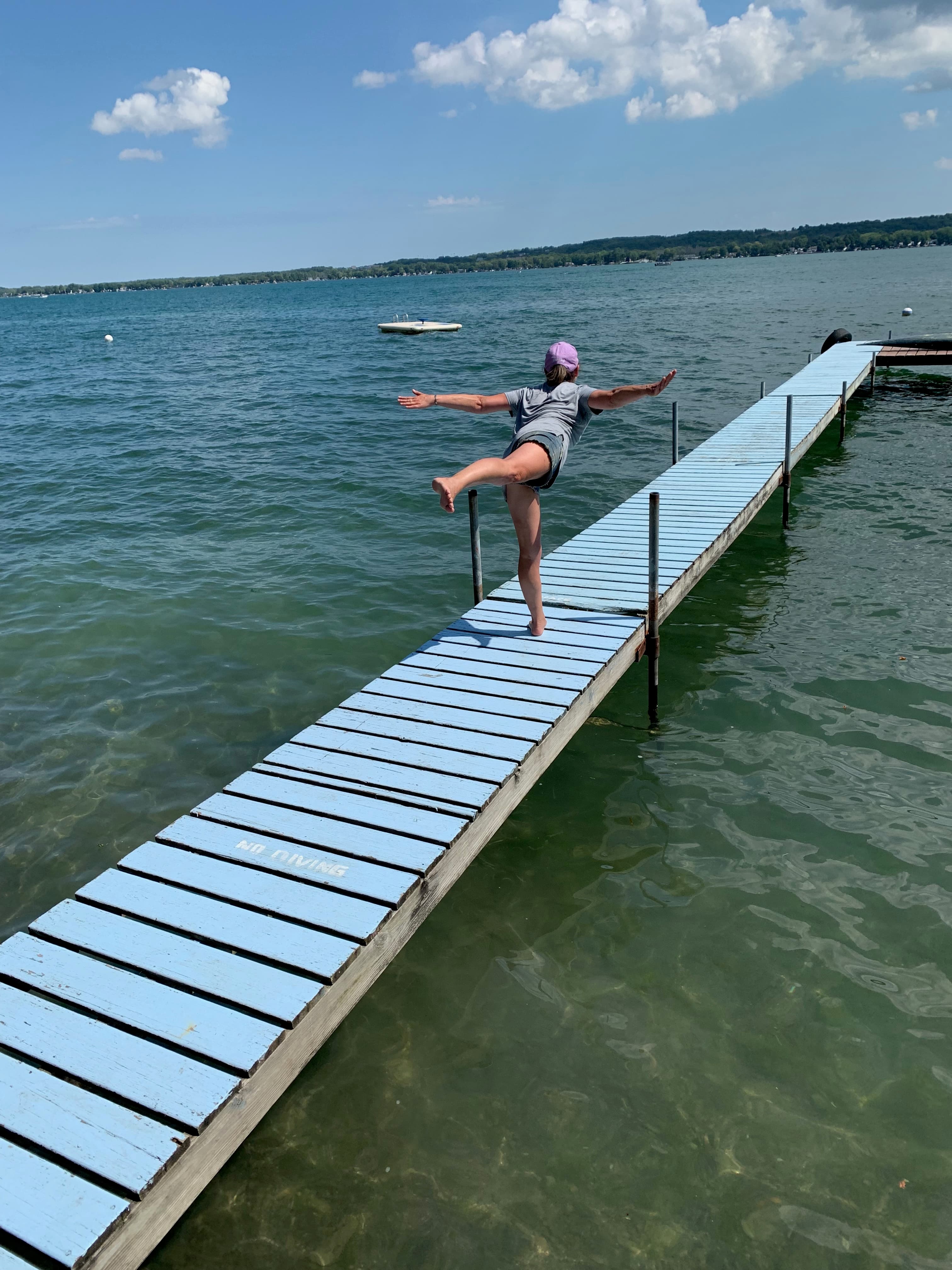 Practice Yoga on our dock