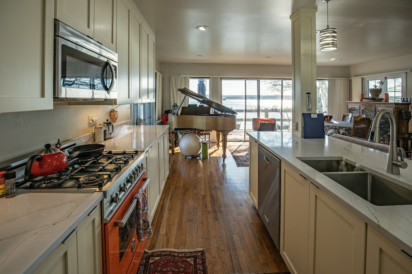 Kitchen with Bertazzoni stove!