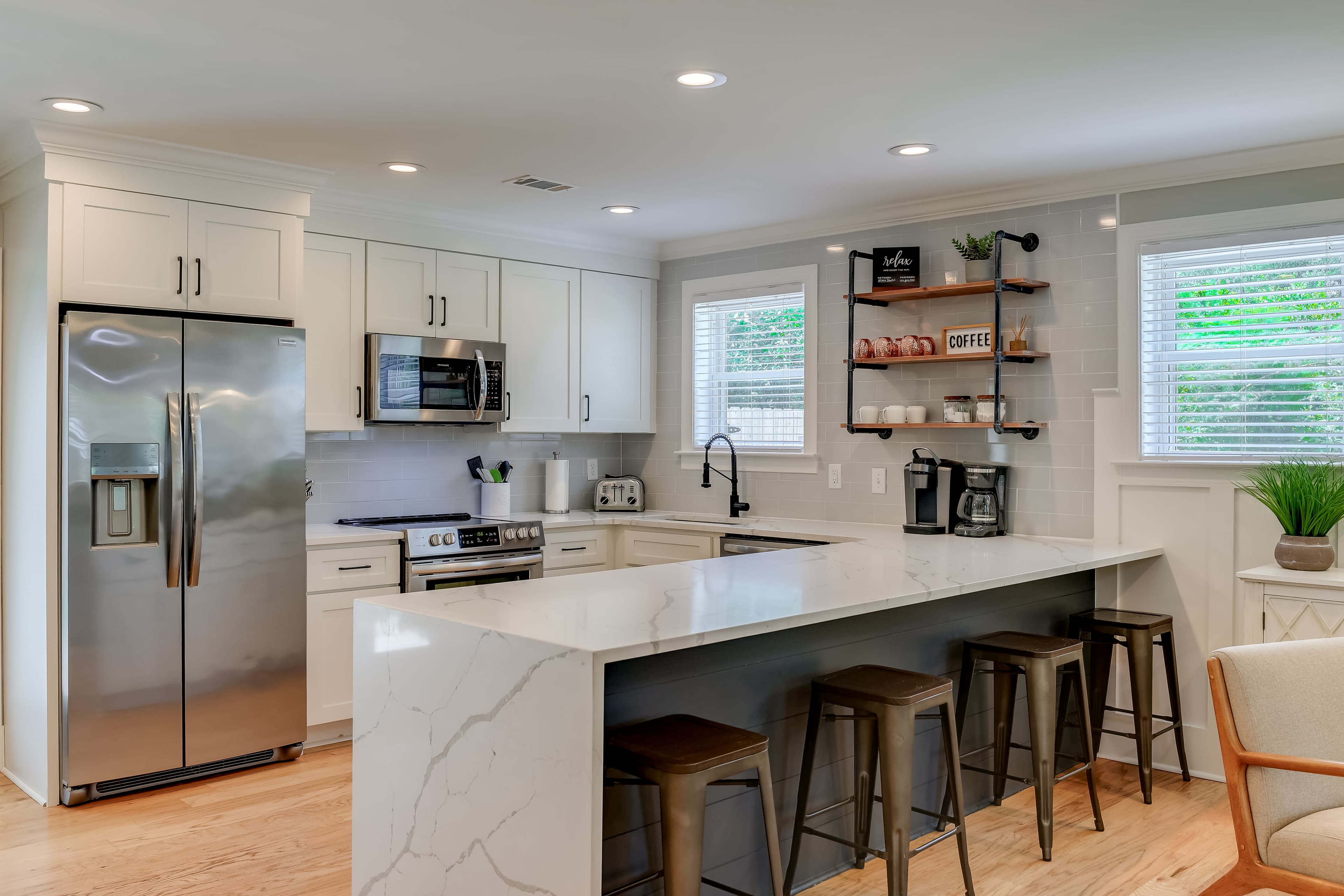 Fully Stocked Kitchen