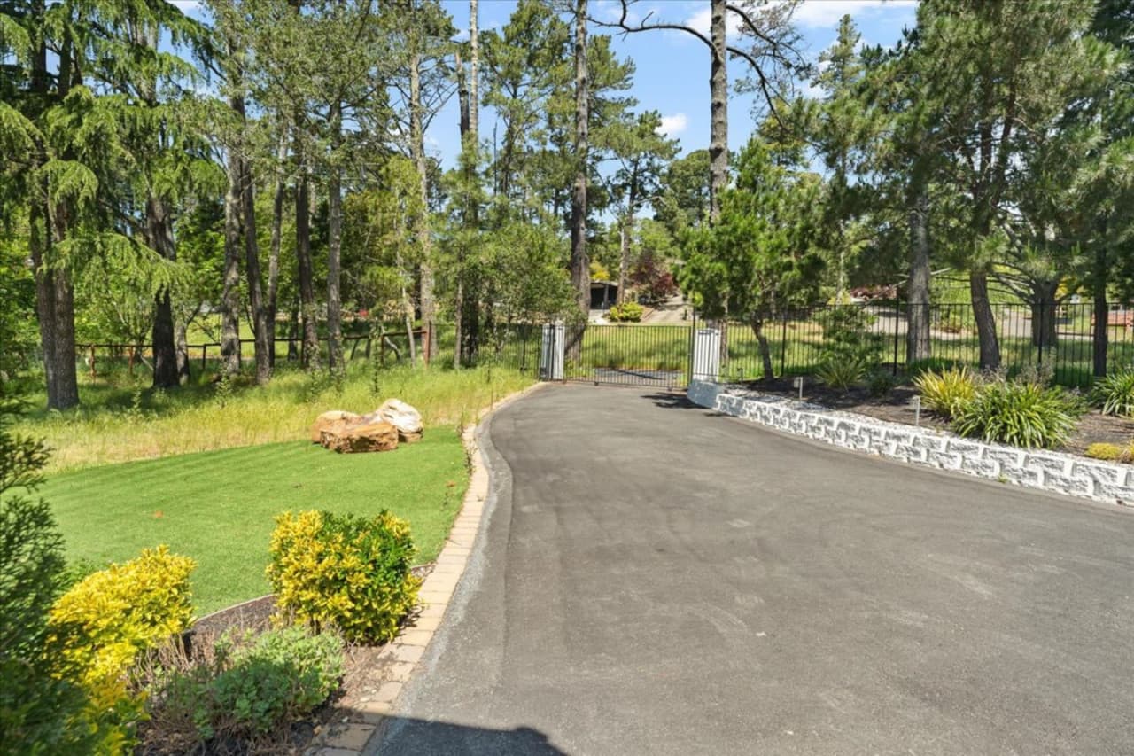 Gated Hillcrest Estates.