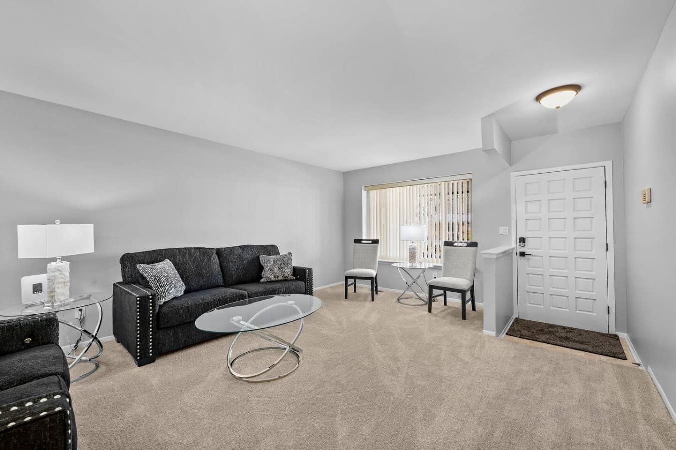 A bright living area with comfortable seating and an open layout.