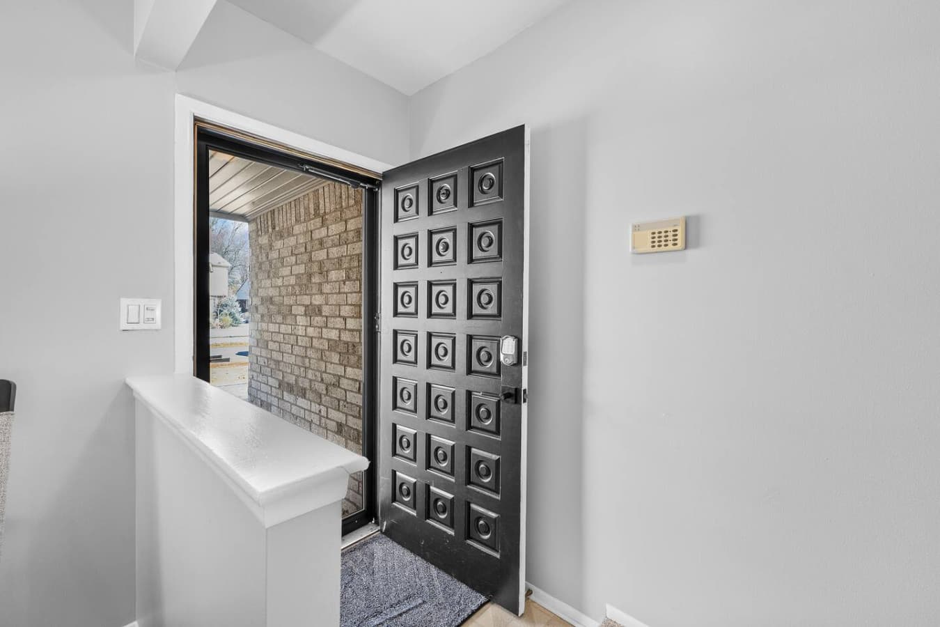 A bright entryway offering a warm welcome into the home.