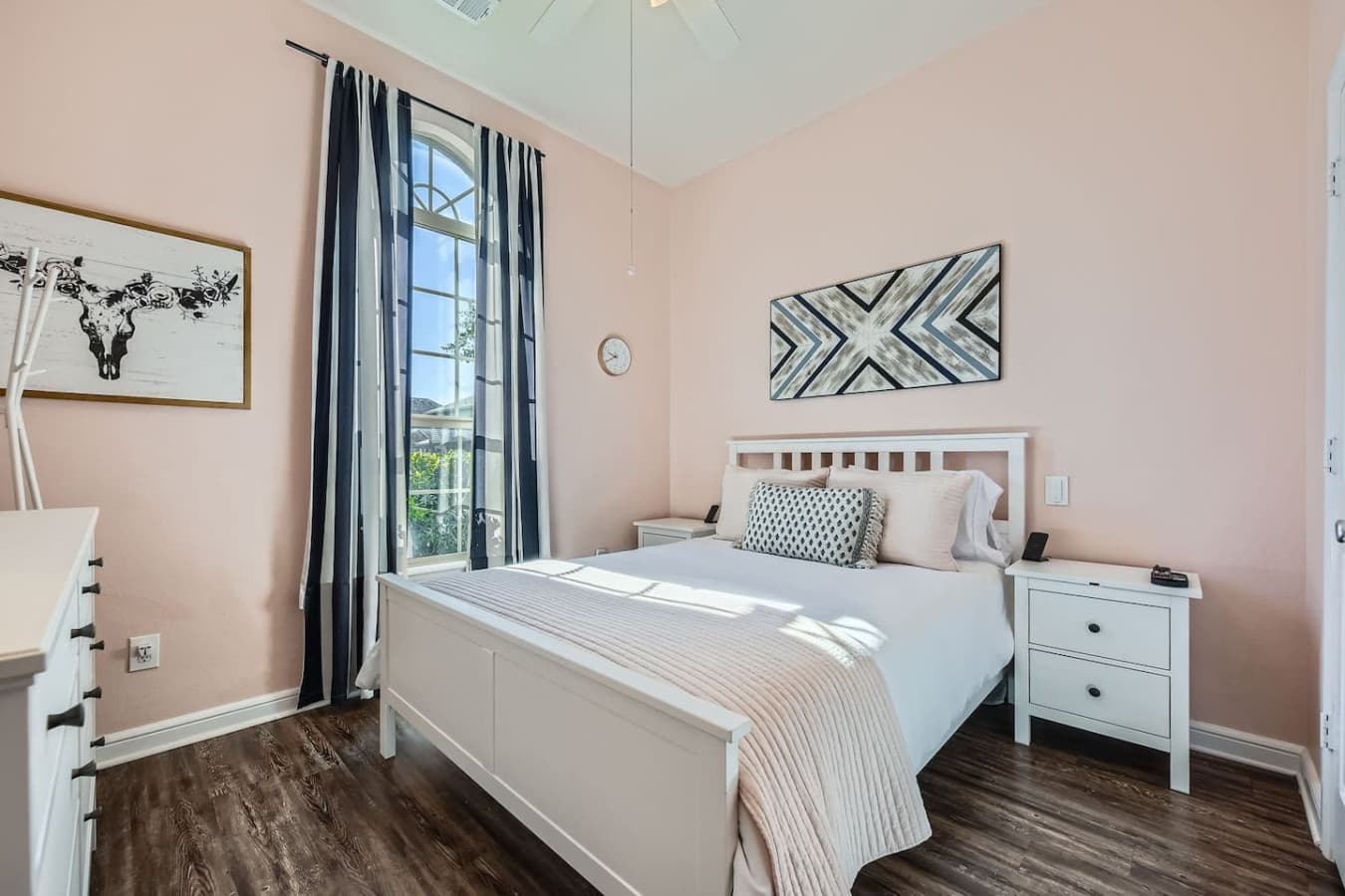 Third bedroom features a Smart TV for streaming and a full size bed.