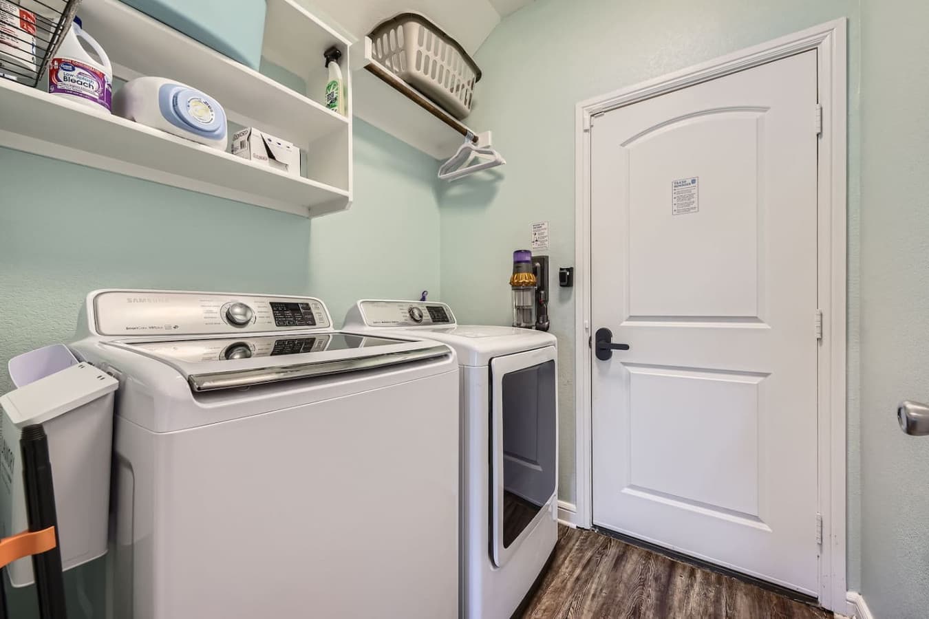 Washer and dryer for your use during your stay.
