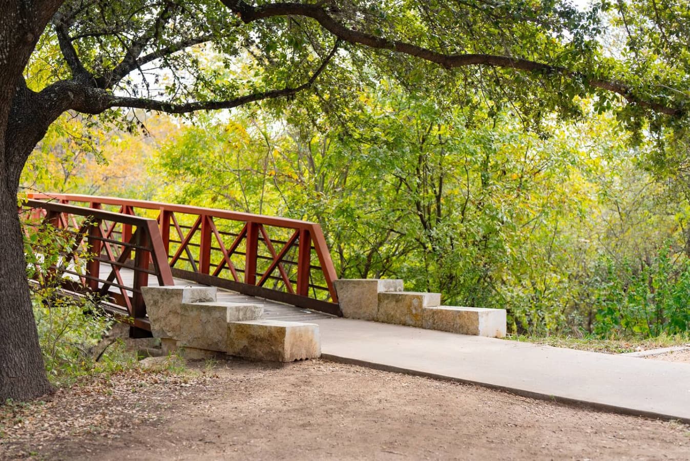 Immerse yourself completely in nature with walking trails, all close to Lamar Lookout.