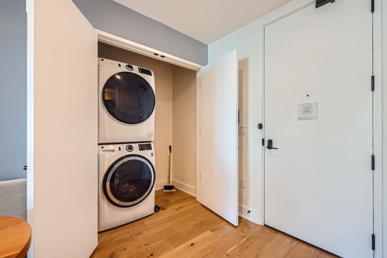 Washer and dryer for your use during your stay.