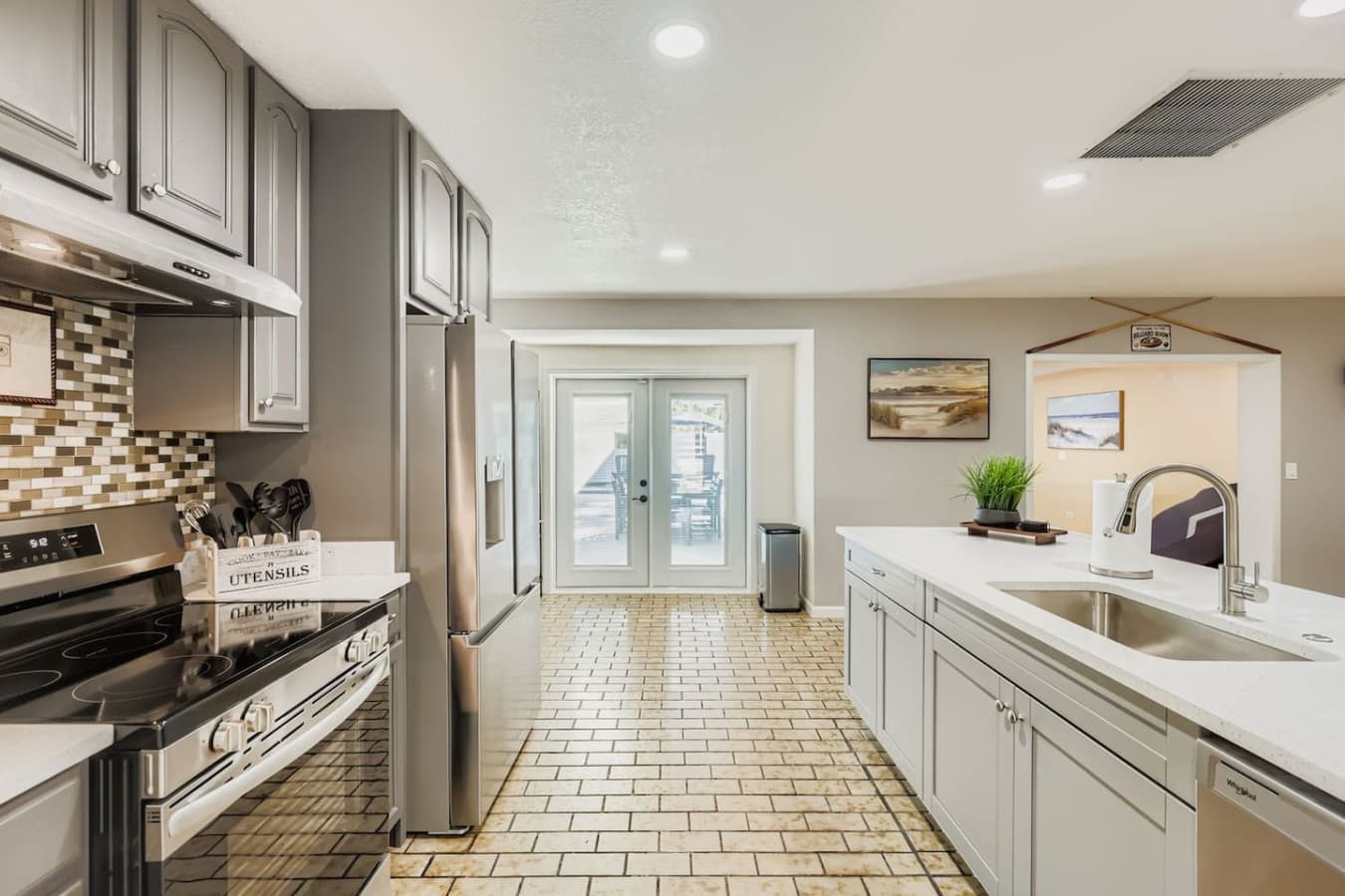 Spacious kitchen for all of your cooking needs.
